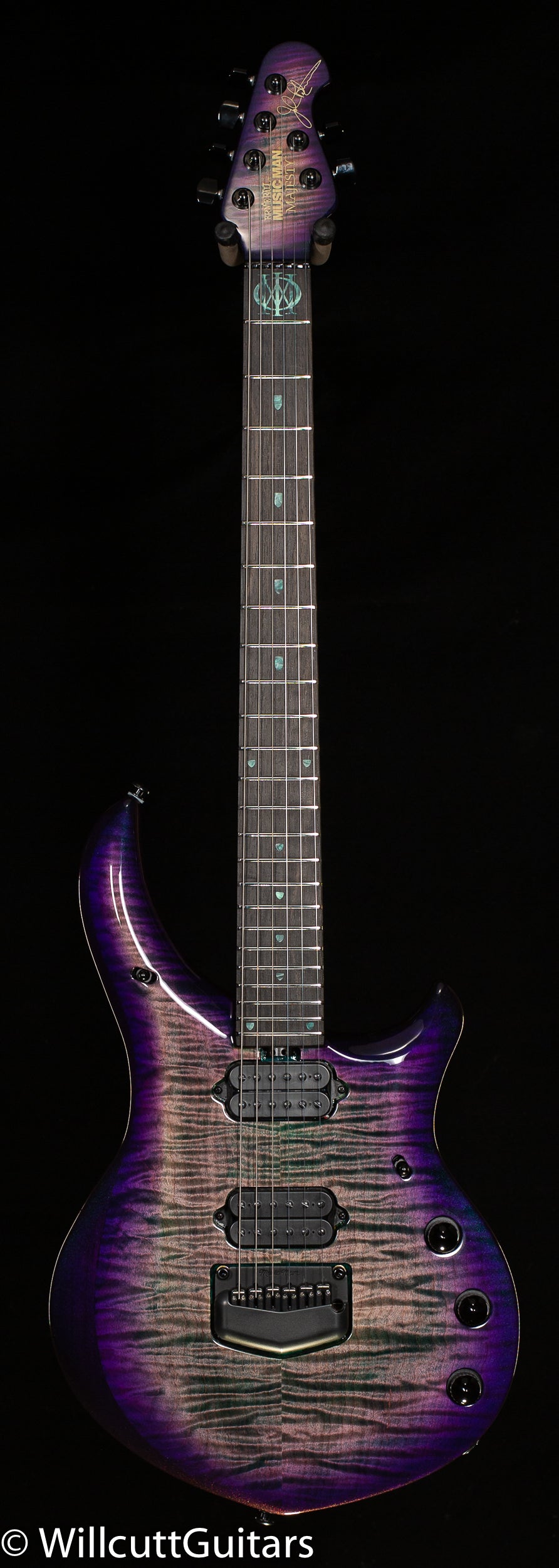 Ernie Ball Music Man Majesty Maple Top Crystal Amethyst (510