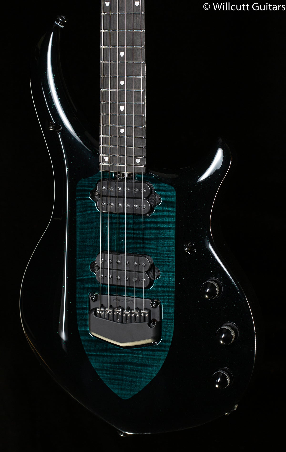 Ernie Ball Music Man Majesty 6 Emerald Sky (789)