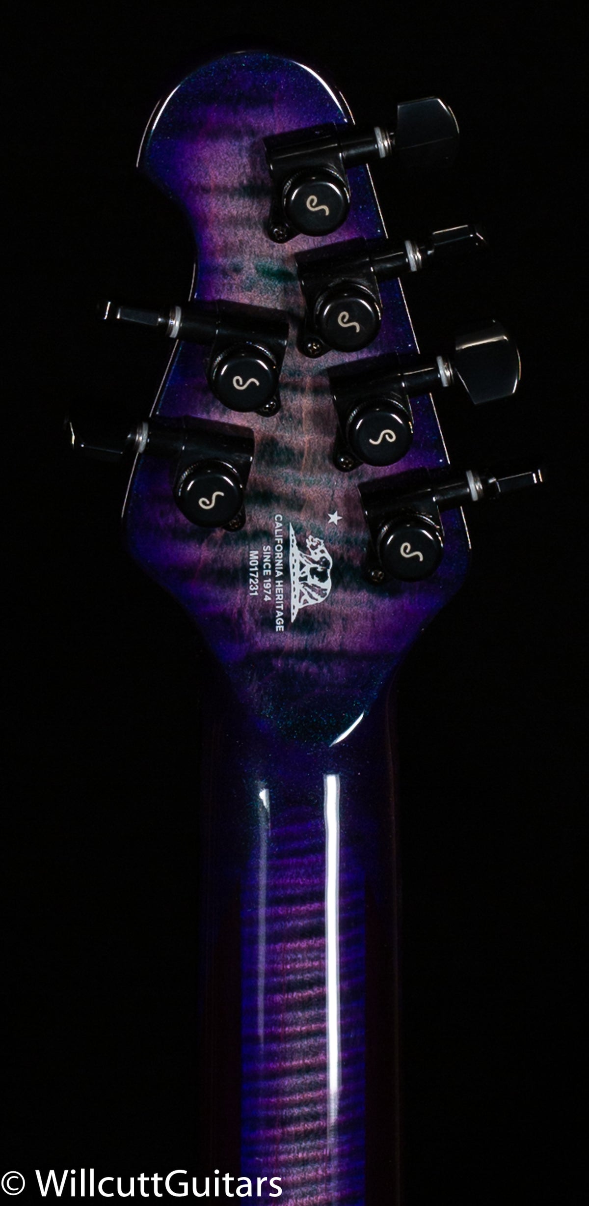 Ernie Ball Music Man Majesty 6 Maple Top Crystal Amethyst (231)