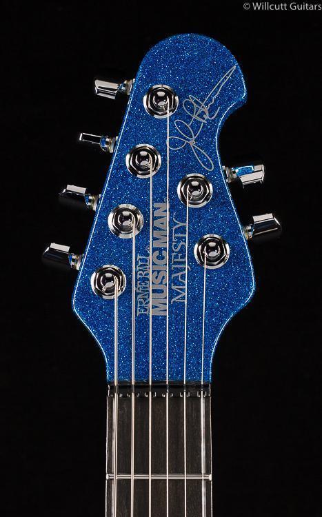 Ernie Ball Music Man BFR Majesty Marine Blue Sparkle