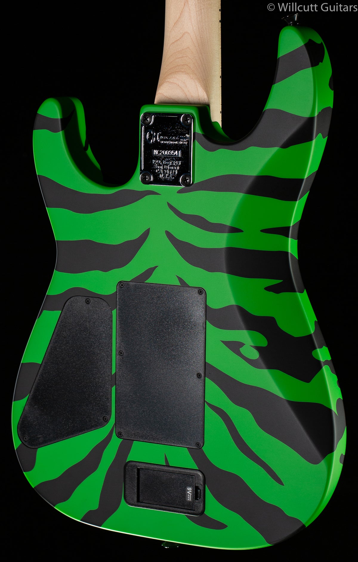 Charvel Satchel Signature Pro-Mod DK Slime Green Bengal Maple Fingerboard