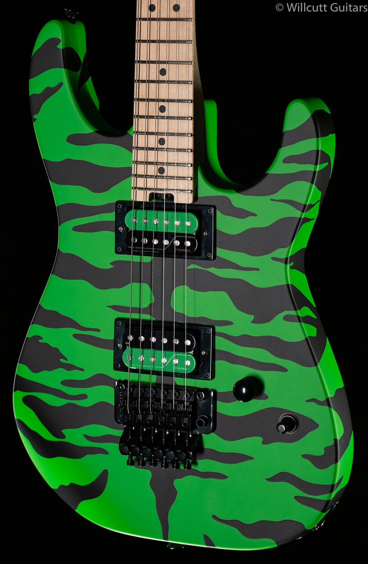 Charvel Satchel Signature Pro-Mod DK Slime Green Bengal Maple Fingerboard