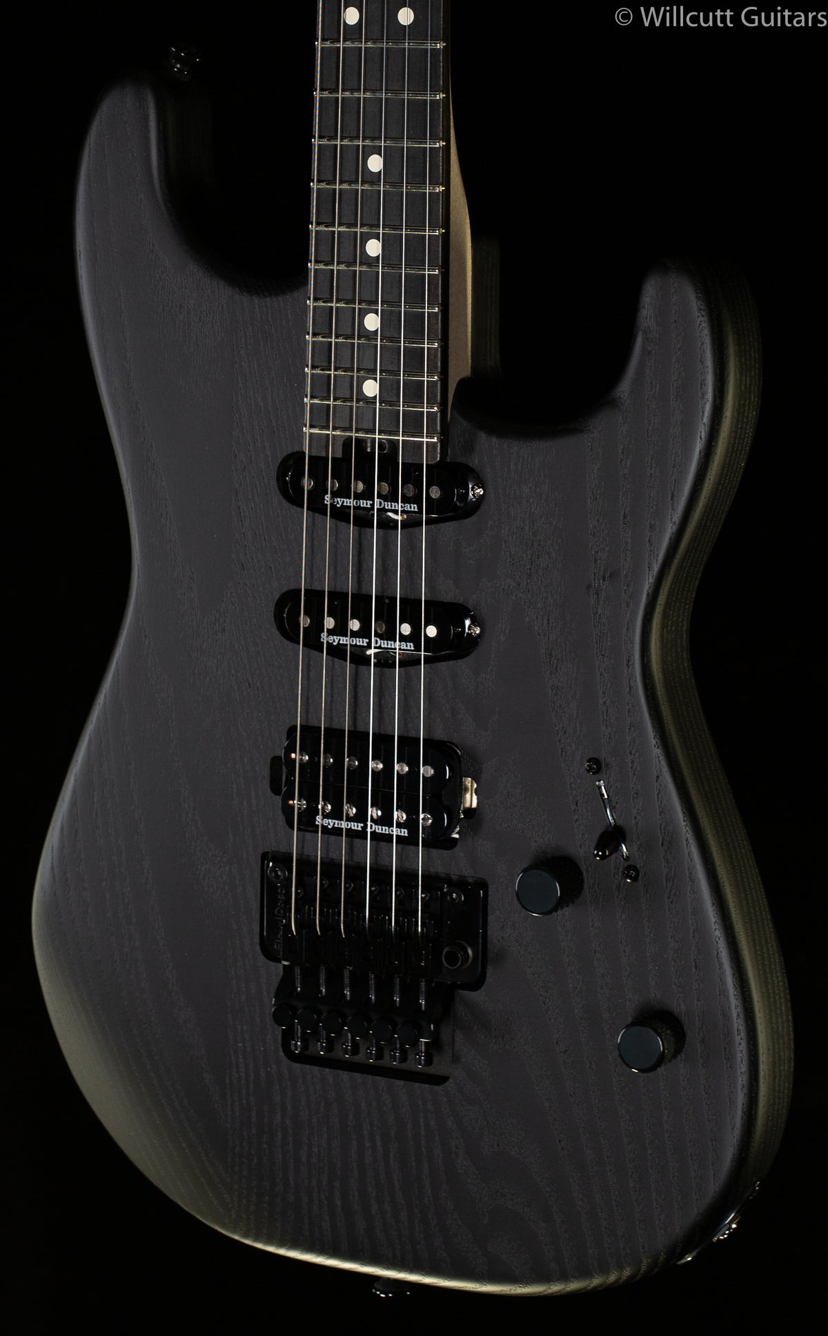 Charvel Pro-Mod San Dimas Style 1 HSS FR E Sassafras Ebony Fingerboard Satin Black (149)