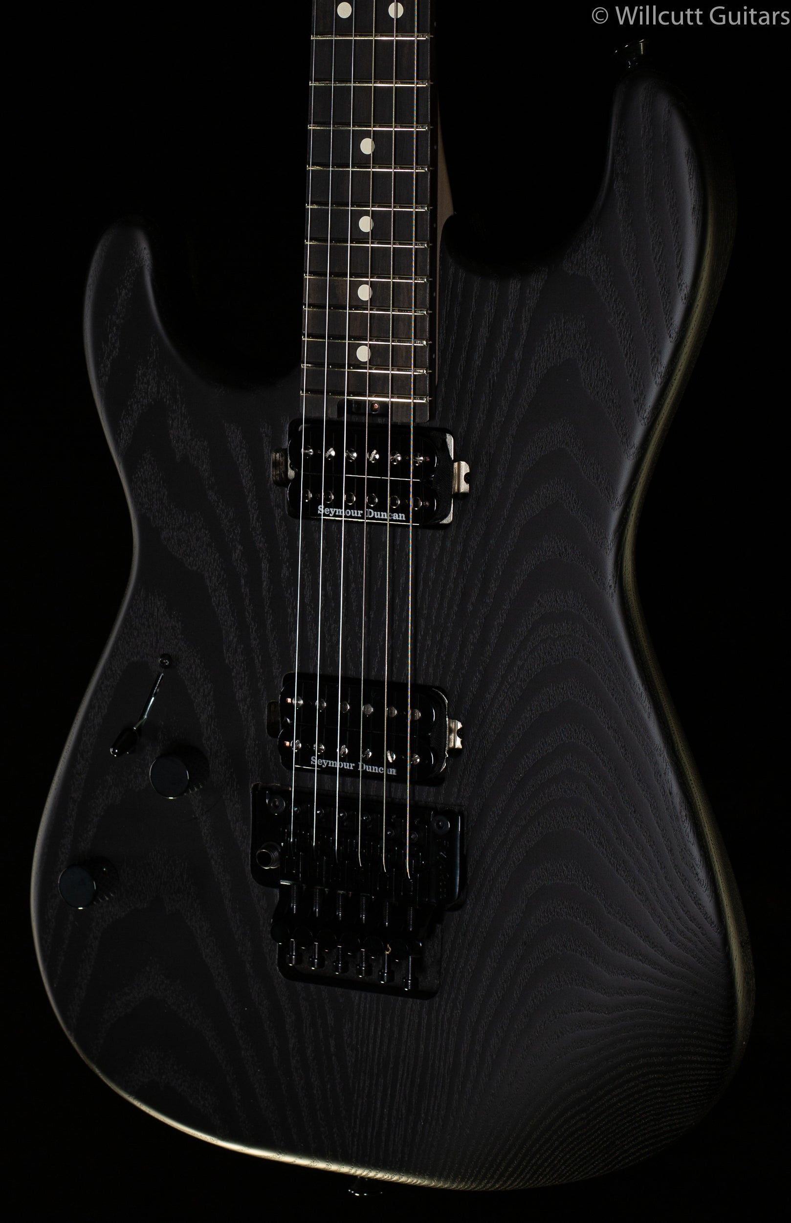 Charvel Pro-Mod San Dimas Style 1 HH FR E Sassafras LH Ebony Charvel Pro-Mod San Dimas Style 1 HH FR E Sassafras LH Ebony