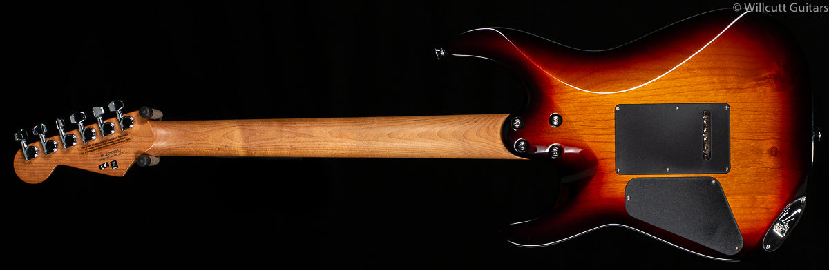 Charvel Pro-Mod DK24 HH 2PT CM, Caramelized Maple Fingerboard, 3-Tone Sunburst