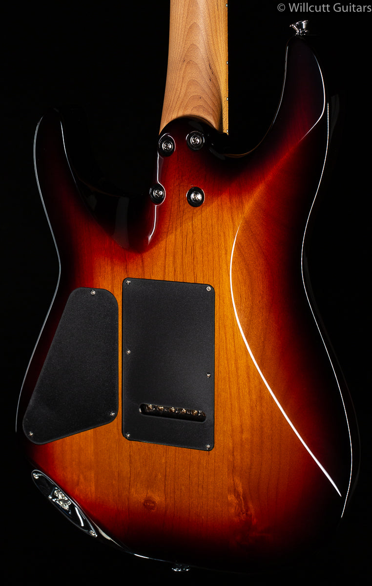 Charvel Pro-Mod DK24 HH 2PT CM, Caramelized Maple Fingerboard, 3-Tone Sunburst