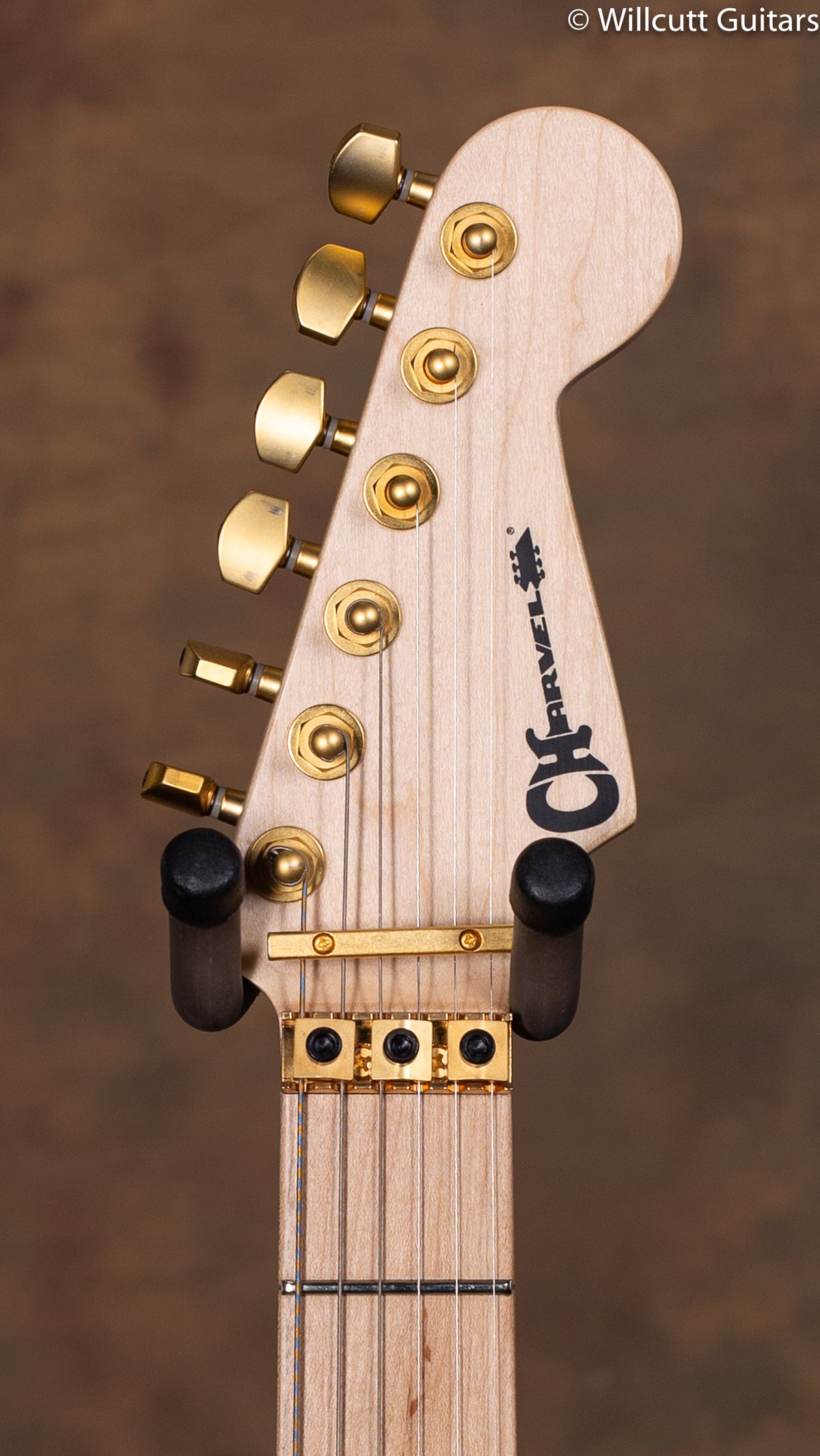 Charvel Pro-Mod DK24 HH FR M Mahogany with Quilt Maple Dark Amber USED