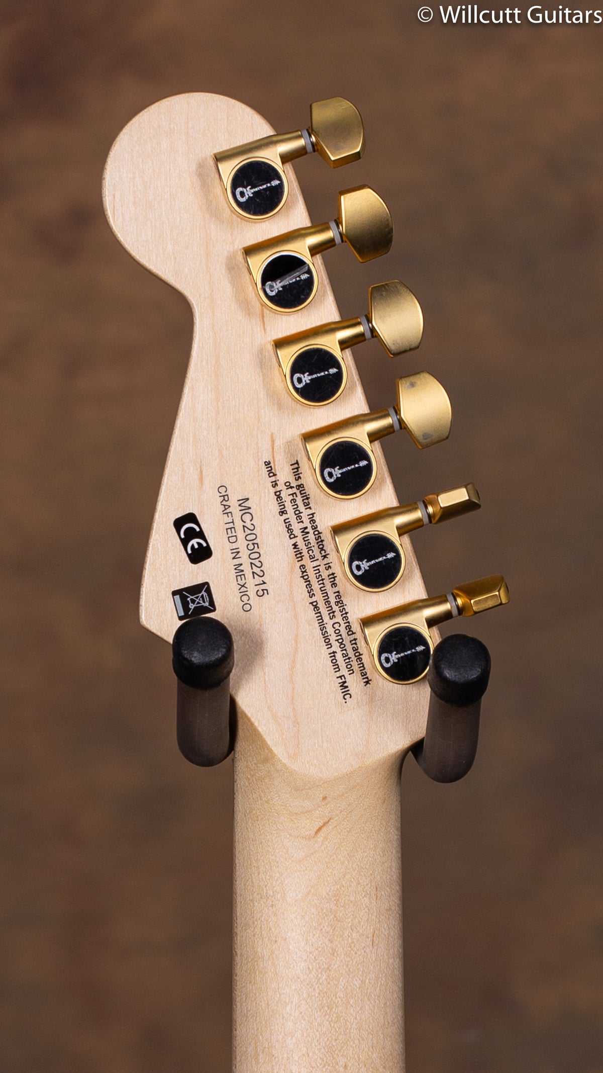 Charvel Pro-Mod DK24 HH FR M Mahogany with Quilt Maple Dark Amber USED