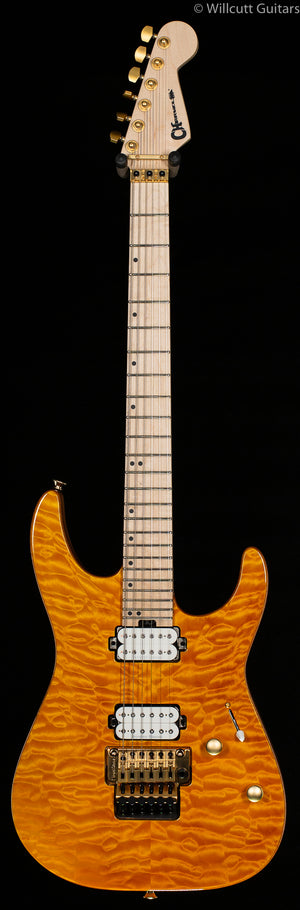 Charvel Pro-Mod DK24 HH FR M Mahogany with Quilt Maple, Maple