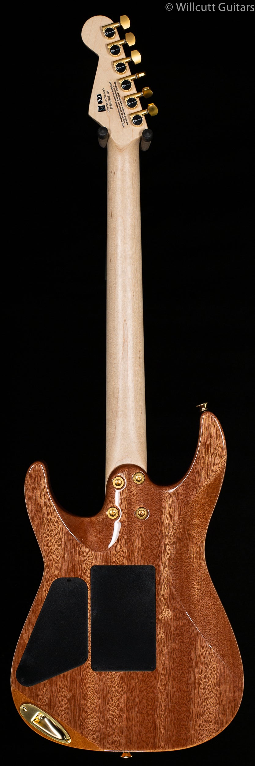 Charvel Pro-Mod DK24 HH FR M Mahogany with Quilt Maple, Maple