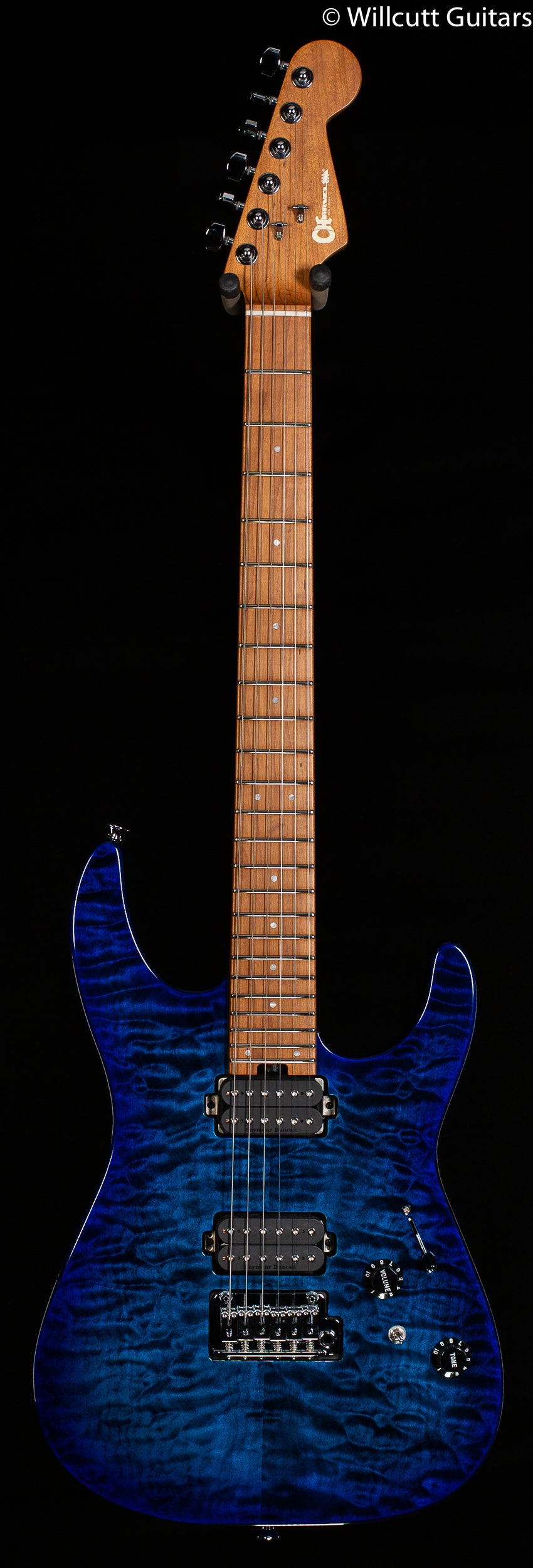 Charvel Pro-Mod DK24 HH 2PT CM QM Chlorine Burst