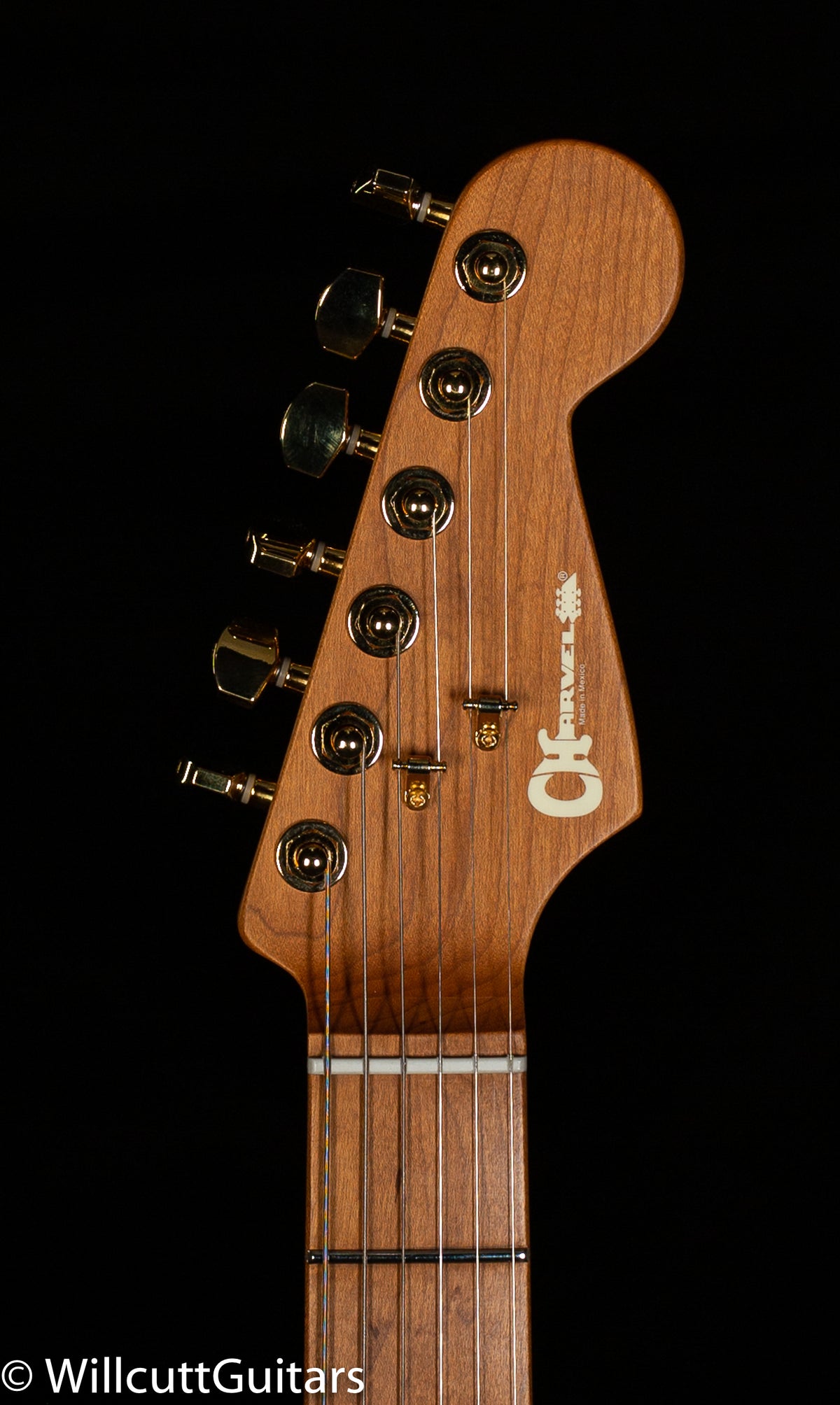 Charvel Pro-Mod DK24 HSH 2PT CM, Caramelized Maple Fingerboard, Mystic Blue