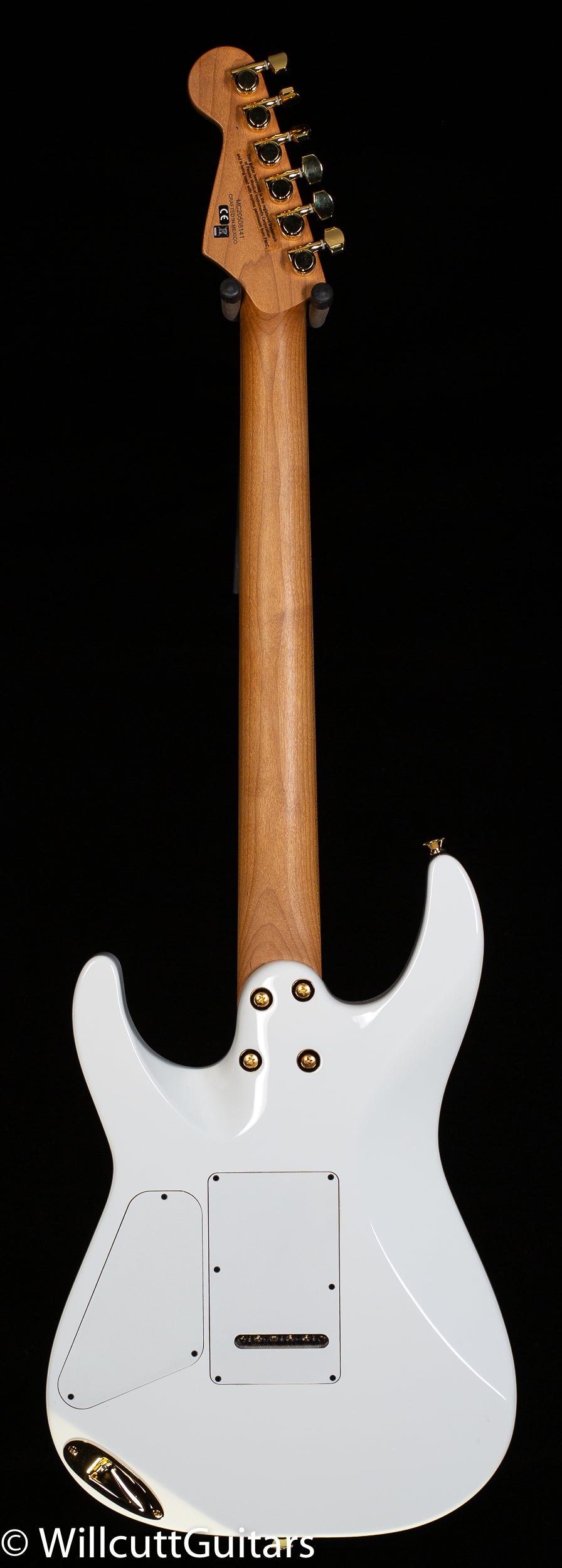 Charvel Pro-Mod DK24 HSS 2PT CM, Caramelized Maple Fingerboard, Snow White