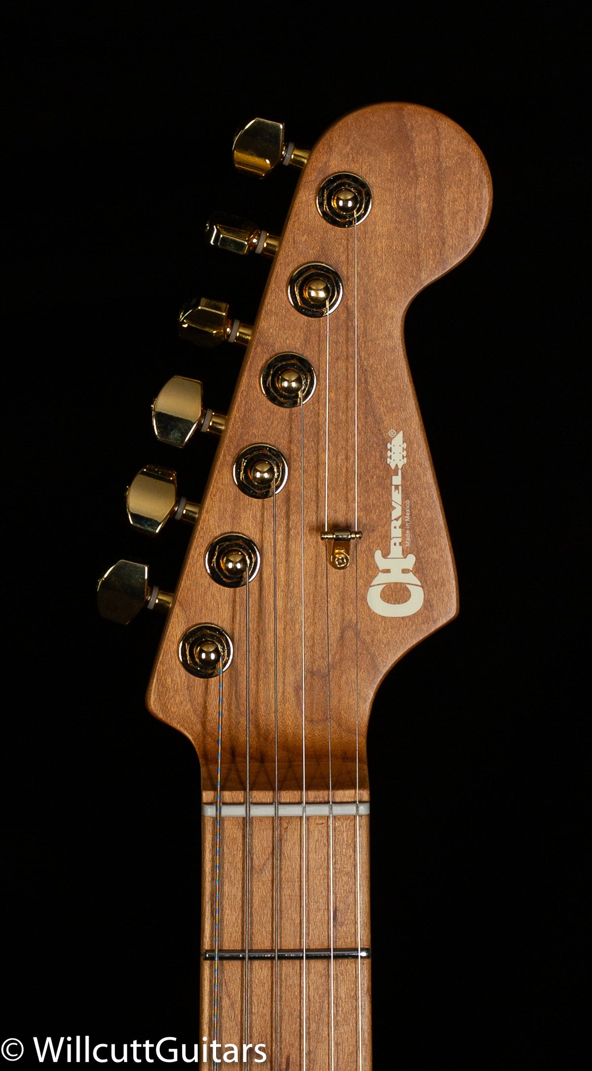 Charvel Pro-Mod DK24 HSS 2PT CM, Caramelized Maple Fingerboard, Snow White