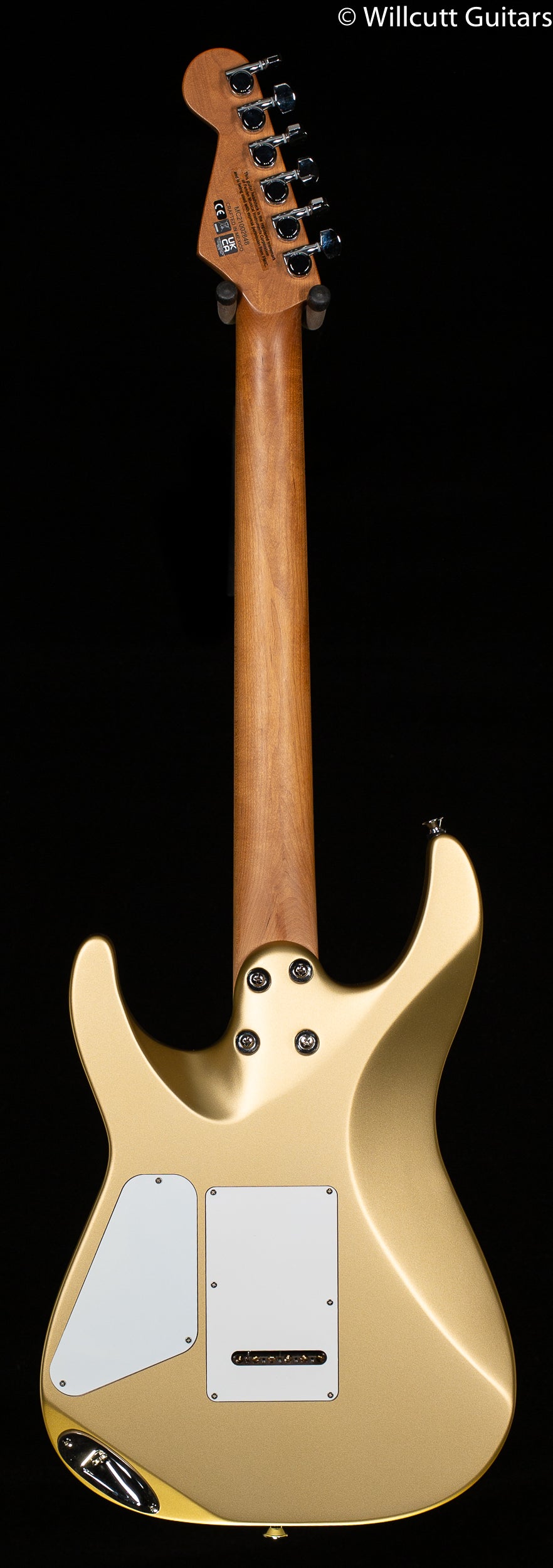 Charvel Pro-Mod DK22 SSS 2PT CM, Caramelized Maple Fingerboard, Pharaohs Gold