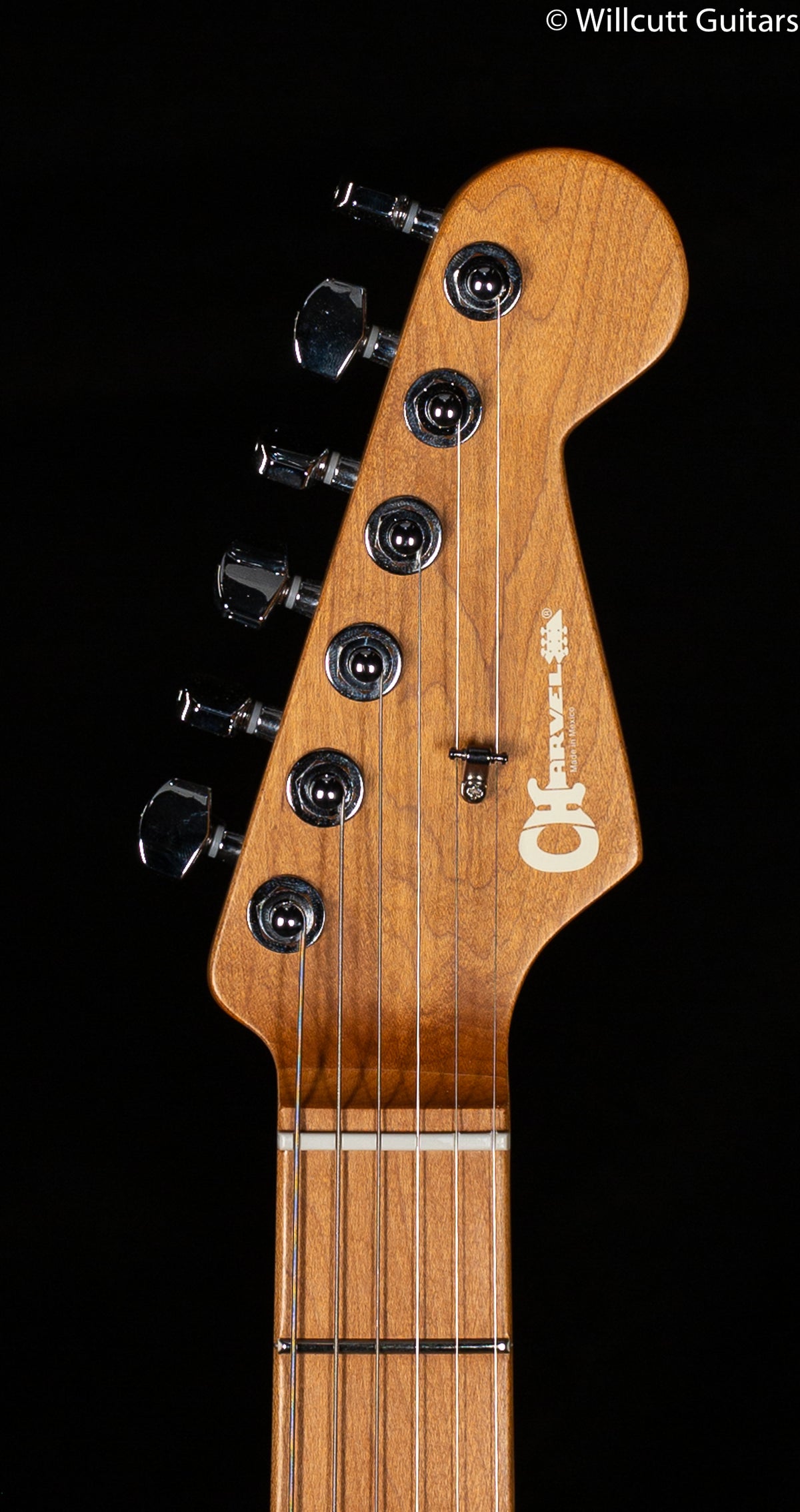 Charvel Pro-Mod DK22 SSS 2PT CM, Caramelized Maple Fingerboard, Pharaohs Gold