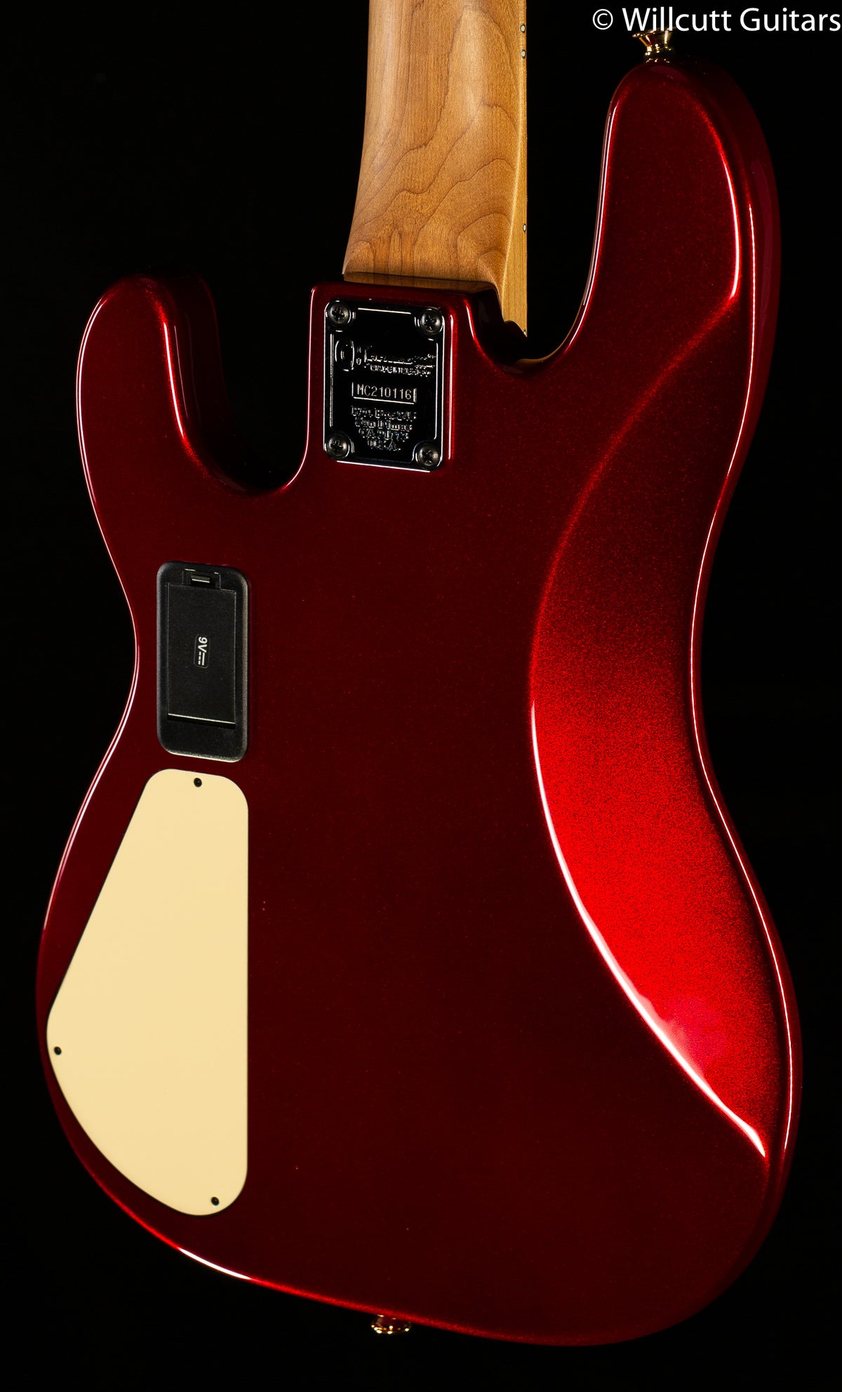 Charvel Pro-Mod San Dimas Bass JJ V Caramelized Maple Fingerboard Candy Apple Red Bass Guitar (116)