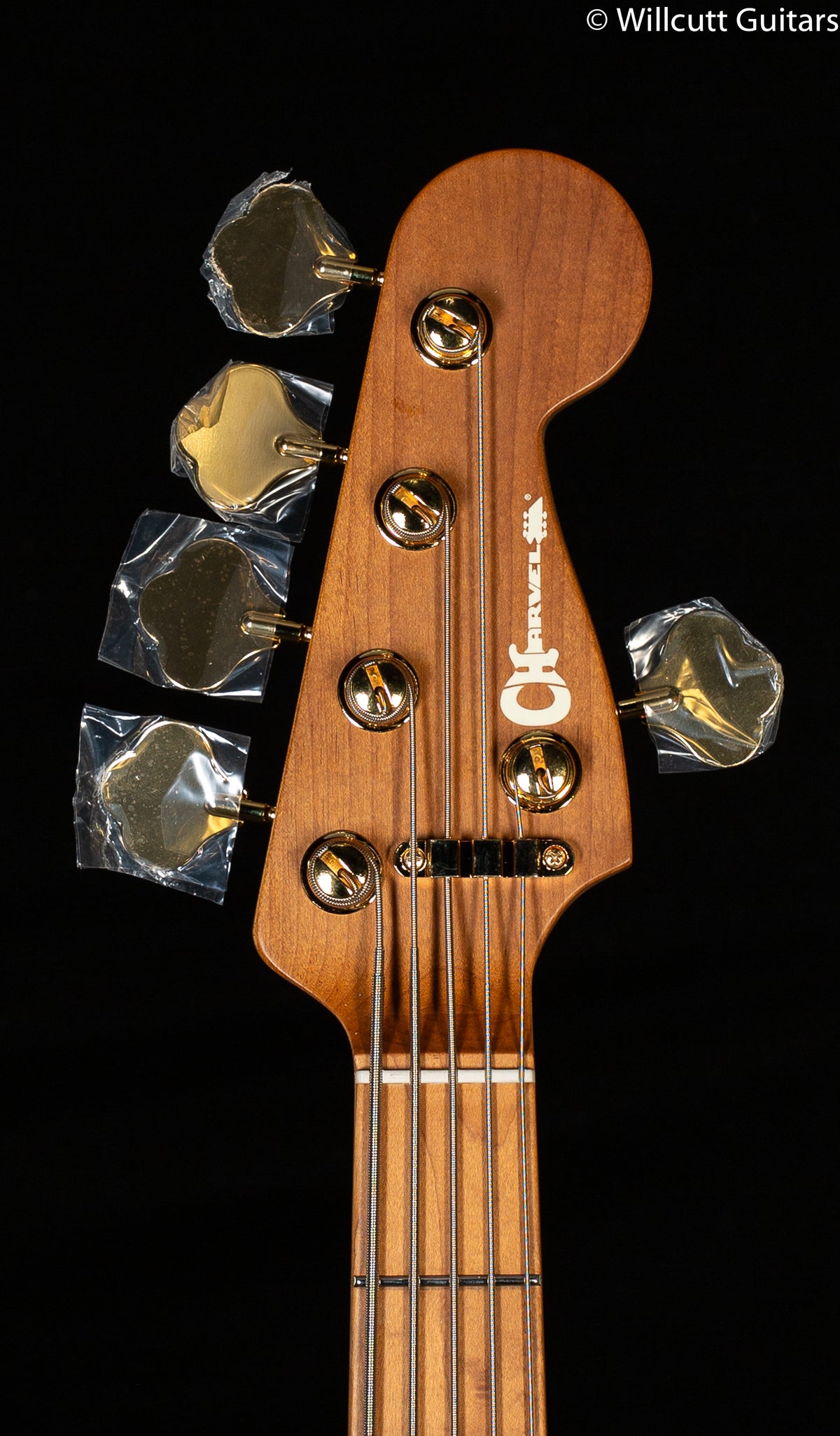 Charvel Pro-Mod San Dimas Bass JJ V Caramelized Maple Fingerboard Candy Apple Red Bass Guitar (116)