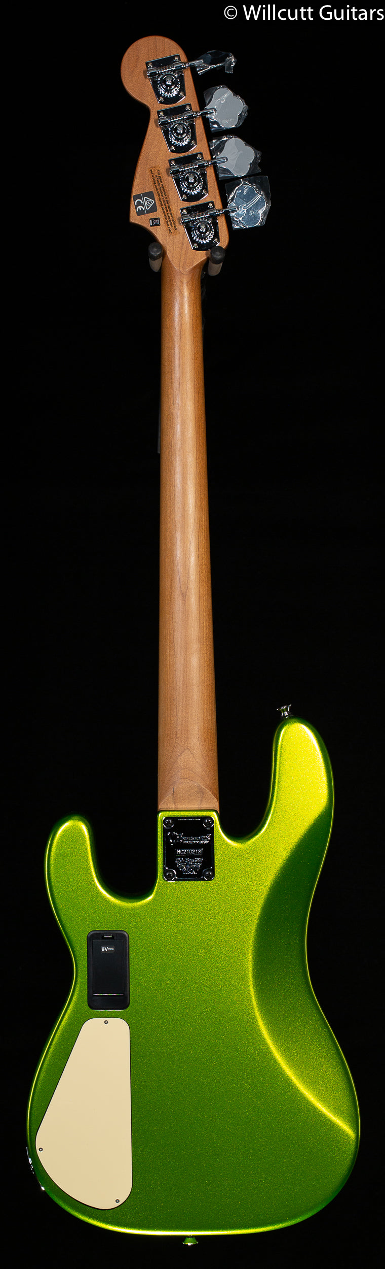 Charvel Pro-Mod San Dimas Bass PJ IV Caramelized Maple Fingerboard Lime Green Metallic Bass Guitar