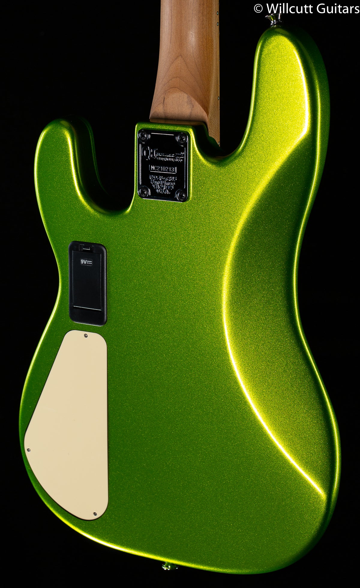 Charvel Pro-Mod San Dimas Bass PJ IV Caramelized Maple Fingerboard Lime Green Metallic Bass Guitar