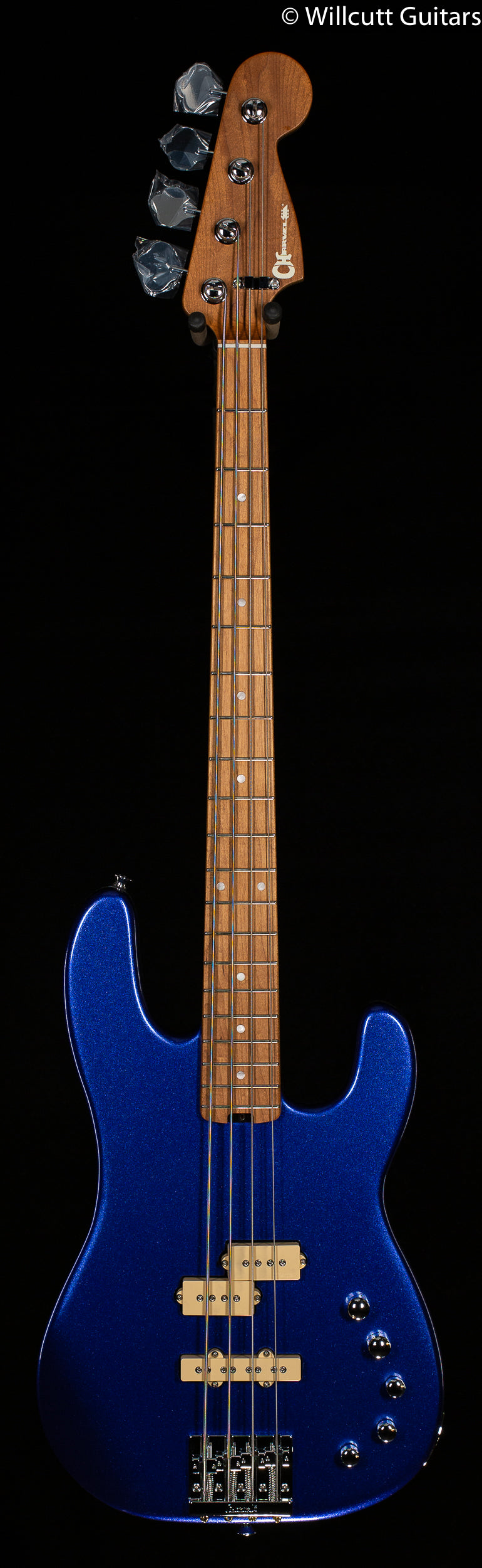 Charvel Pro-Mod San Dimas Bass PJ IV Caramelized Maple Fingerboard Mystic Blue Bass Guitar