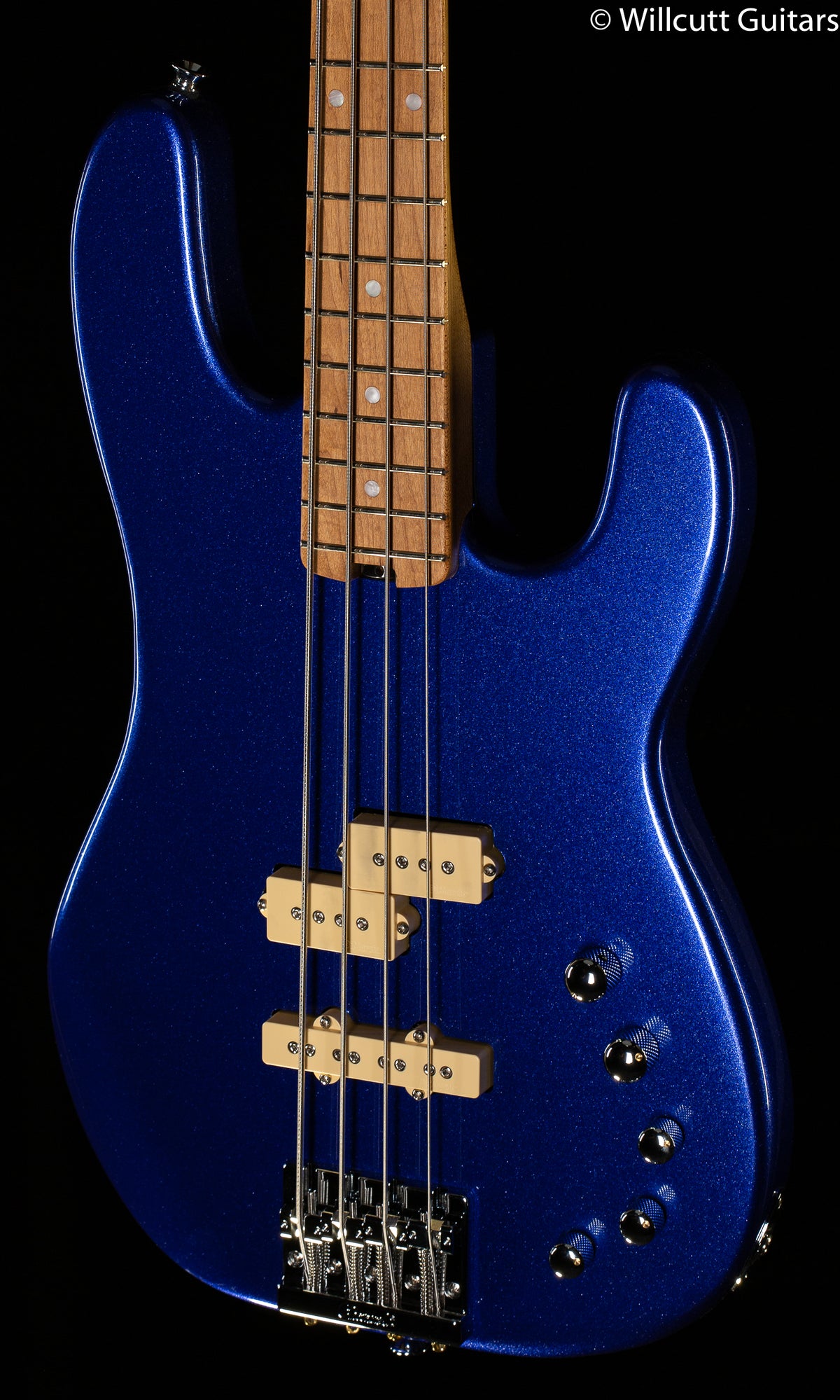 Charvel Pro-Mod San Dimas Bass PJ IV Caramelized Maple Fingerboard Mystic Blue Bass Guitar