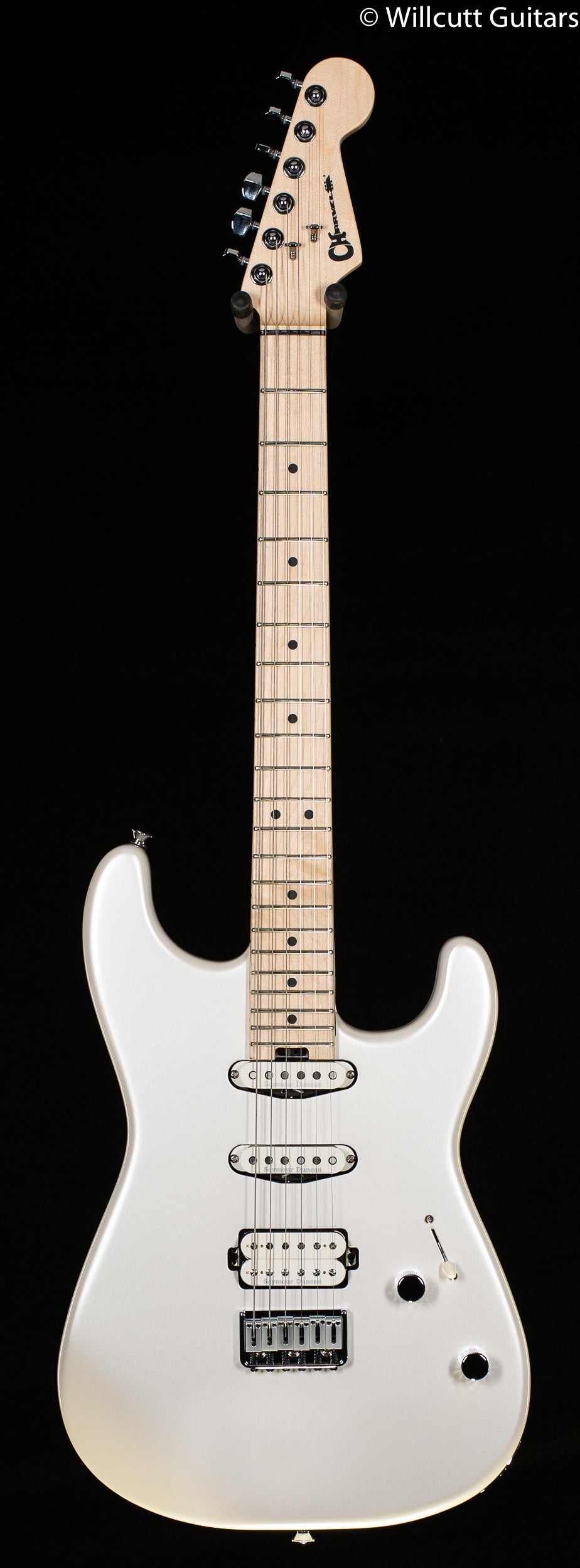 Charvel Pro-Mod San Dimas Style 1 HSS HT M Maple Fingerboard, Platinum Pearl