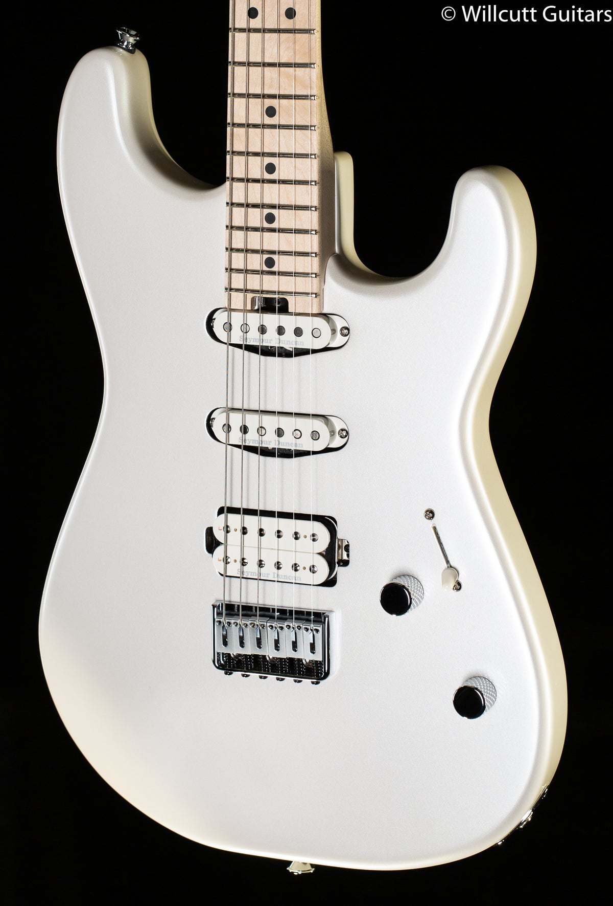 Charvel Pro-Mod San Dimas Style 1 HSS HT M Maple Fingerboard, Platinum Pearl