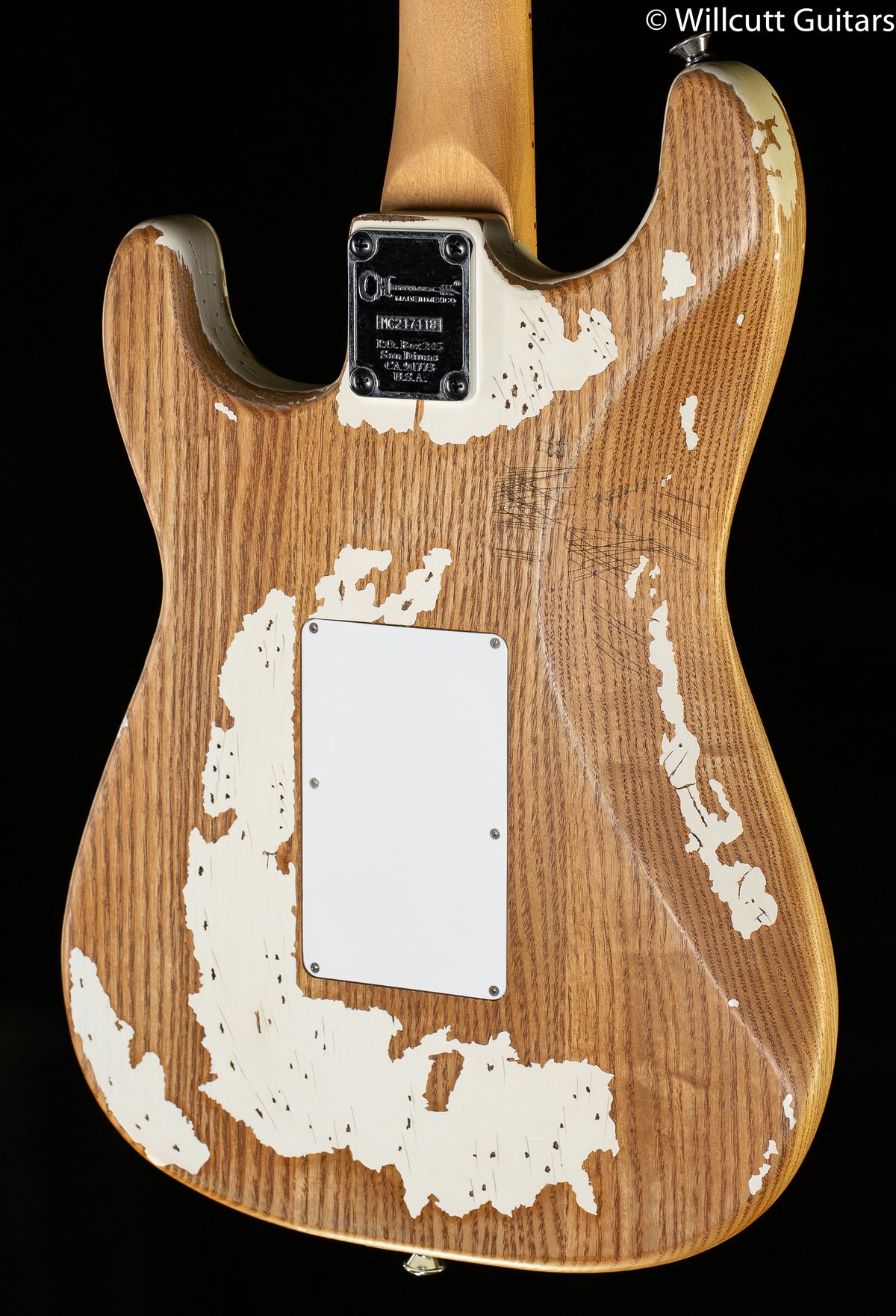 Charvel Henrik Danhage Limited Edition Signature Pro-Mod So-Cal Style 1 HS FR M Maple Fingerboard, White Relic