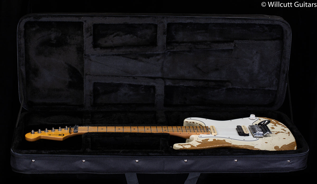 Charvel Henrik Danhage Limited Edition Signature Pro-Mod So-Cal Style 1 HS FR M Maple Fingerboard, White Relic