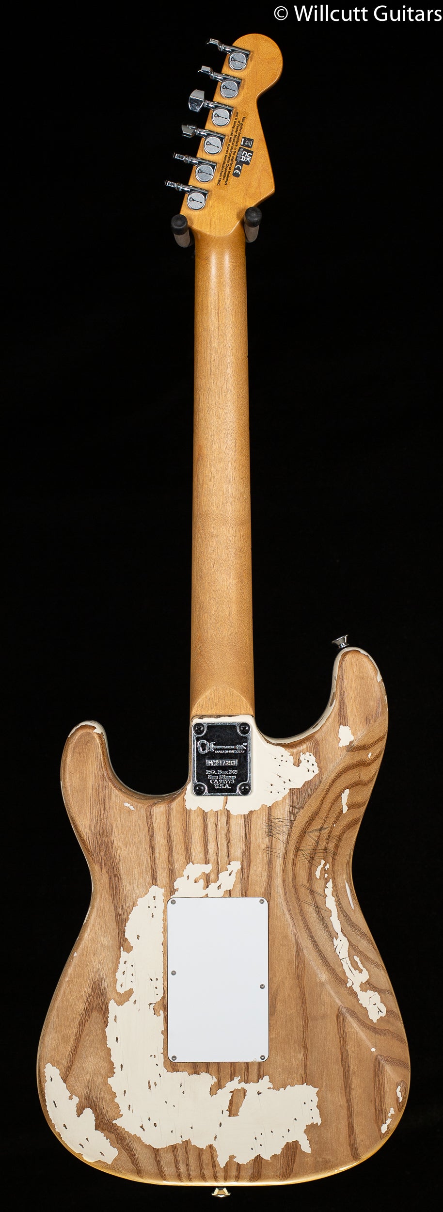 Charvel Henrik Danhage Limited Edition Signature Pro-Mod So-Cal Style 1 HS FR M Maple Fingerboard, White Relic