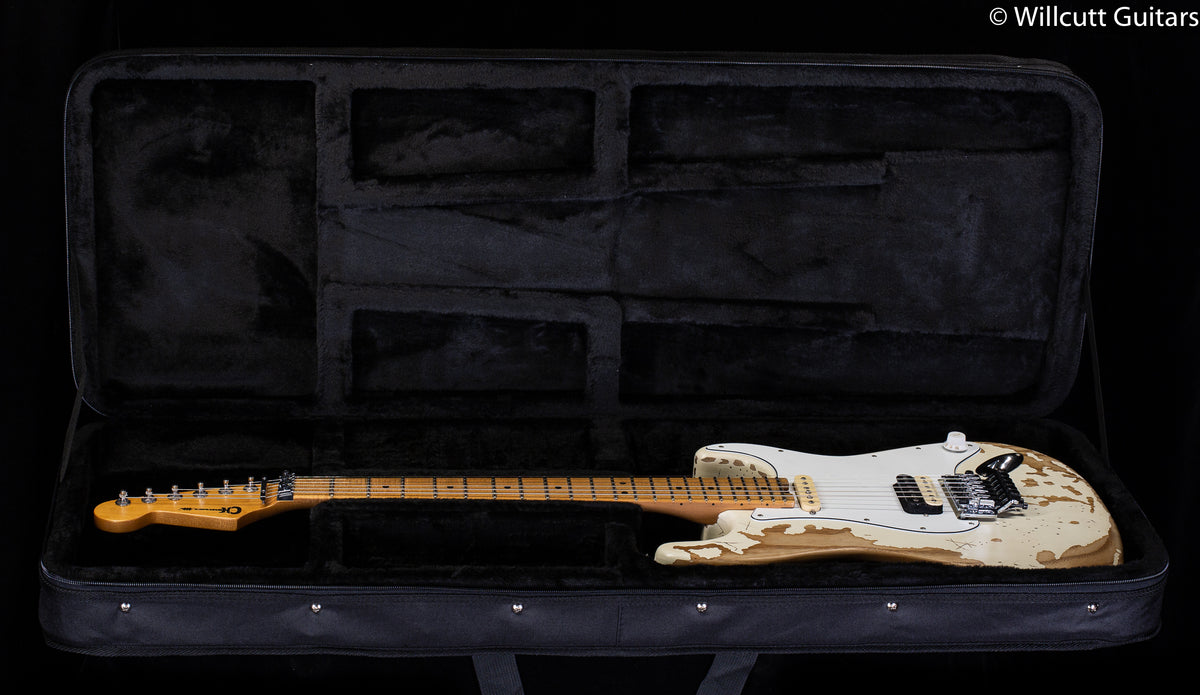 Charvel Henrik Danhage Limited Edition Signature Pro-Mod So-Cal Style 1 HS FR M Maple Fingerboard, White Relic