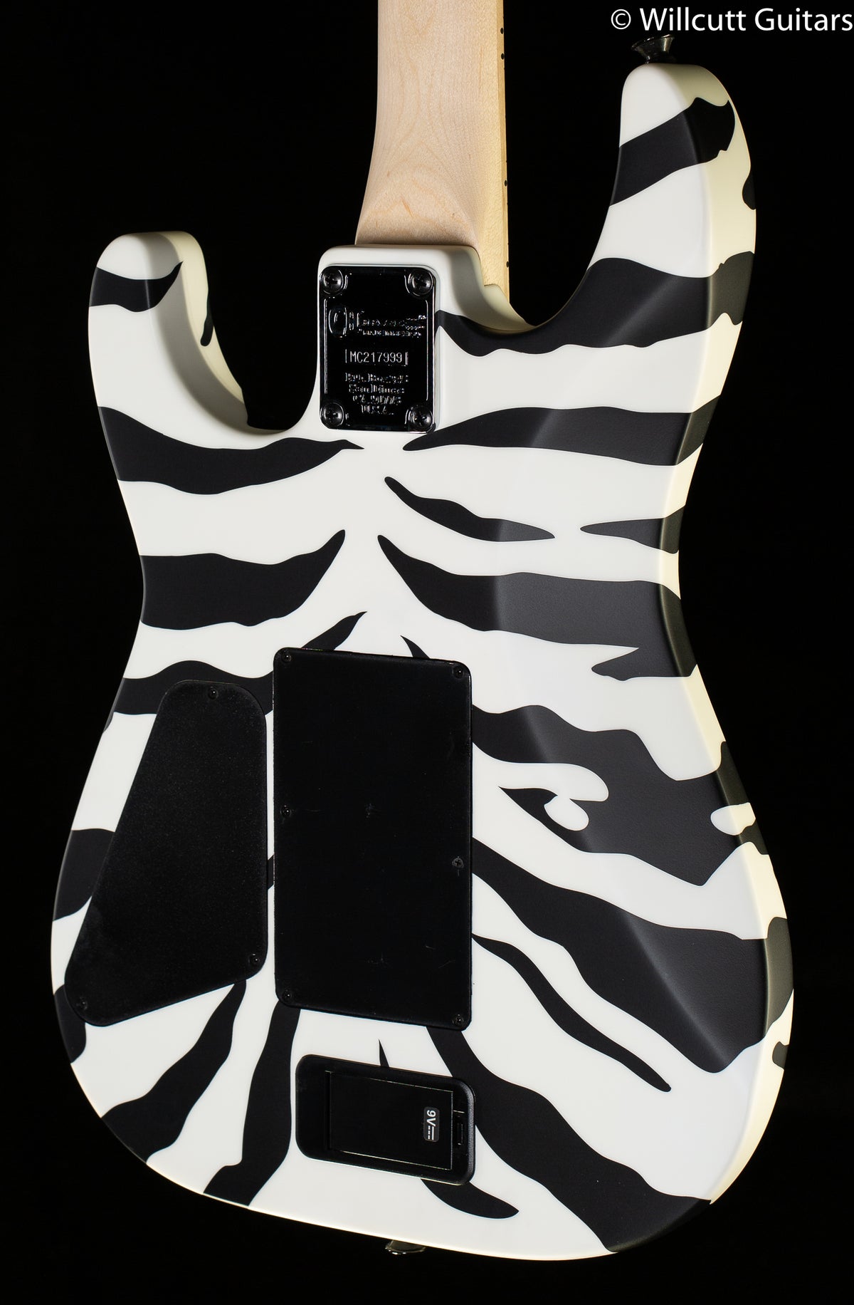 Charvel Satchel Signature Pro-Mod DK22 HH FR M, Maple Fingerboard, Satin White Bengal (999)