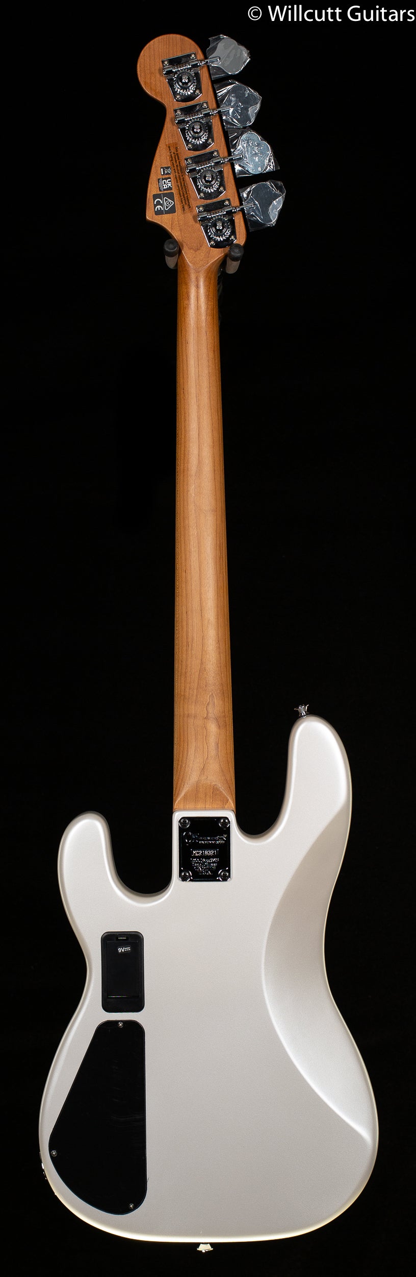 Charvel Pro-Mod San Dimas Bass PJ IV Caramelized Maple Fingerboard Platinum Pearl Bass Guitar (321)