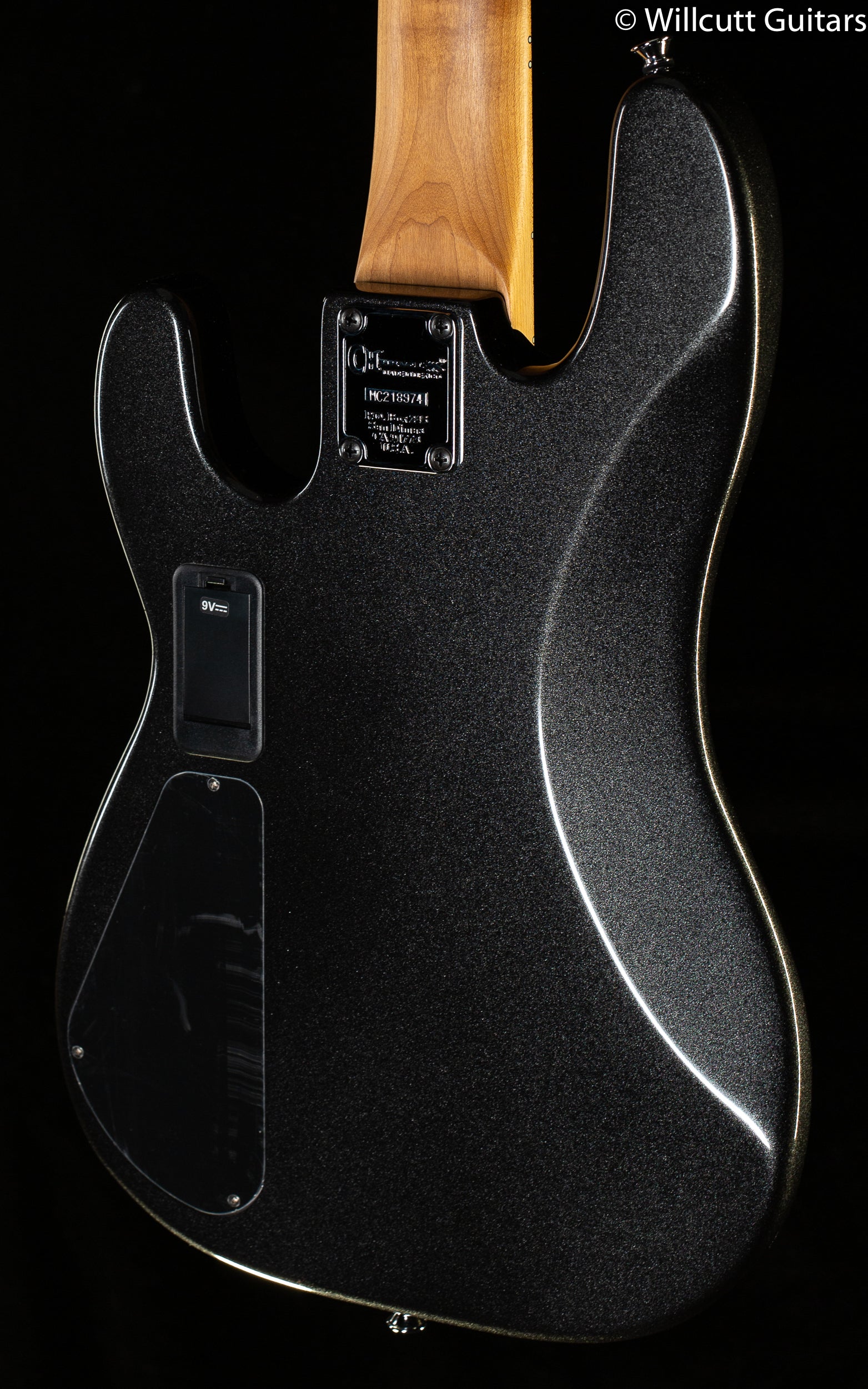 San　CHARVEL　Bass　V,　Metallic　Charvel　Pro-Mod　Dimas　PJ　Caramelized　Maple,