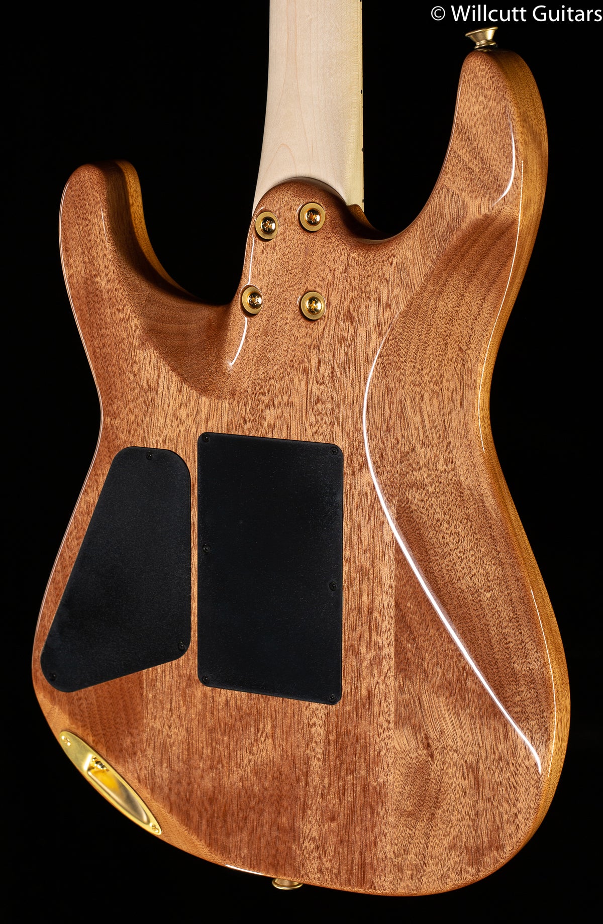 Charvel Pro-Mod DK24 HH FR M Mahogany with Quilt Maple Dark Amber (745)