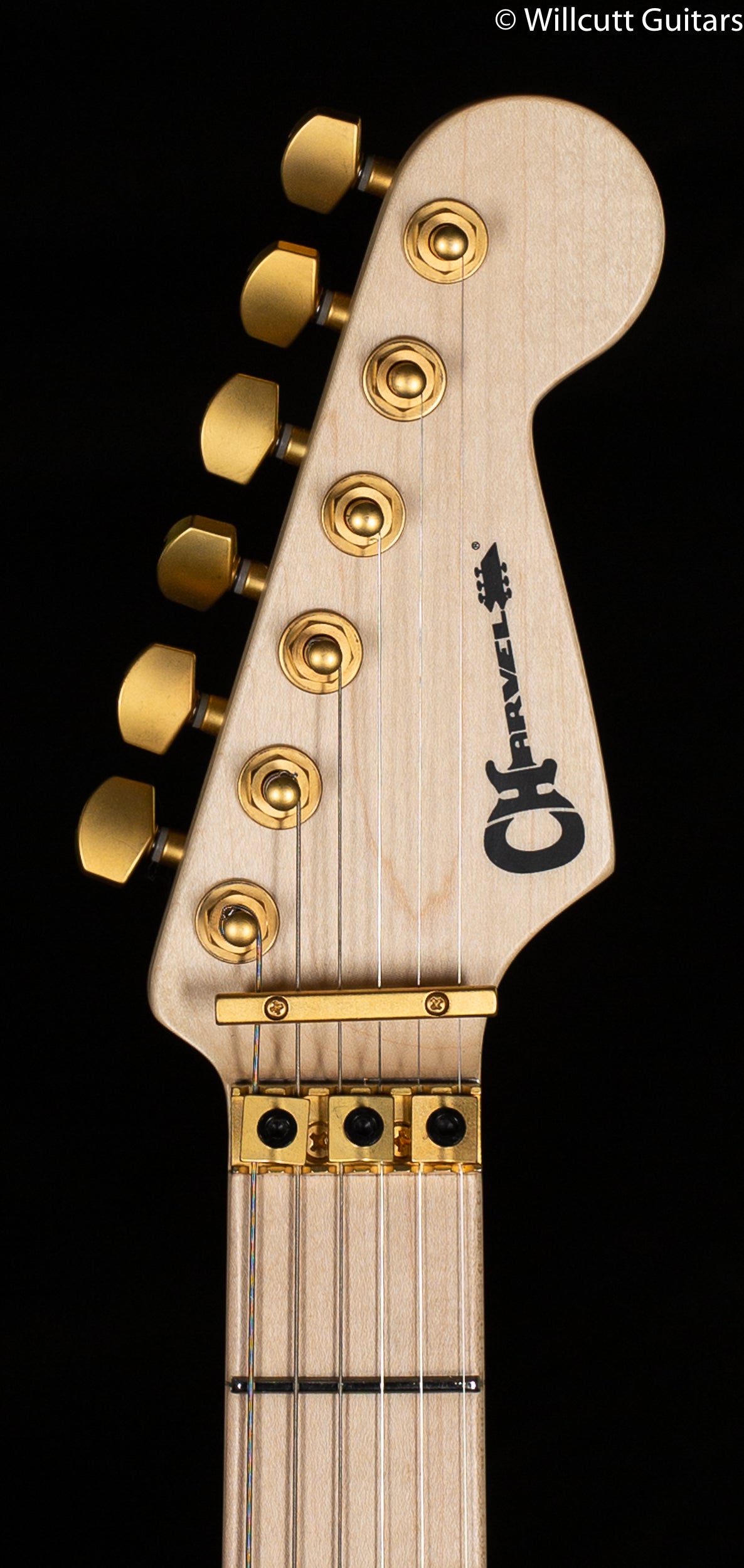 Charvel Pro-Mod DK24 HH FR M Mahogany with Quilt Maple Dark Amber (745)