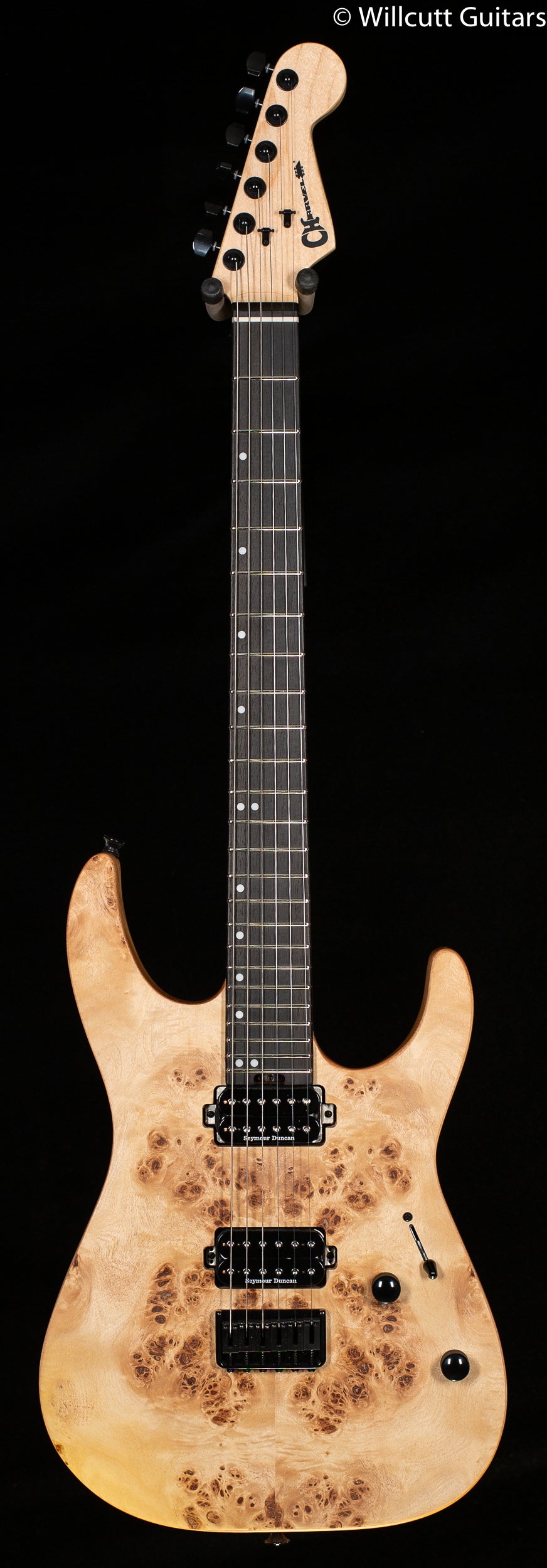 Charvel  Pro-Mod DK24 HH HT E Mahogany with Poplar Burl Desert Sand (685)
