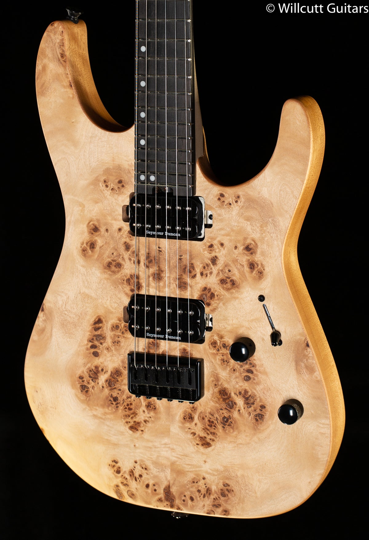 Charvel  Pro-Mod DK24 HH HT E Mahogany with Poplar Burl Desert Sand (685)