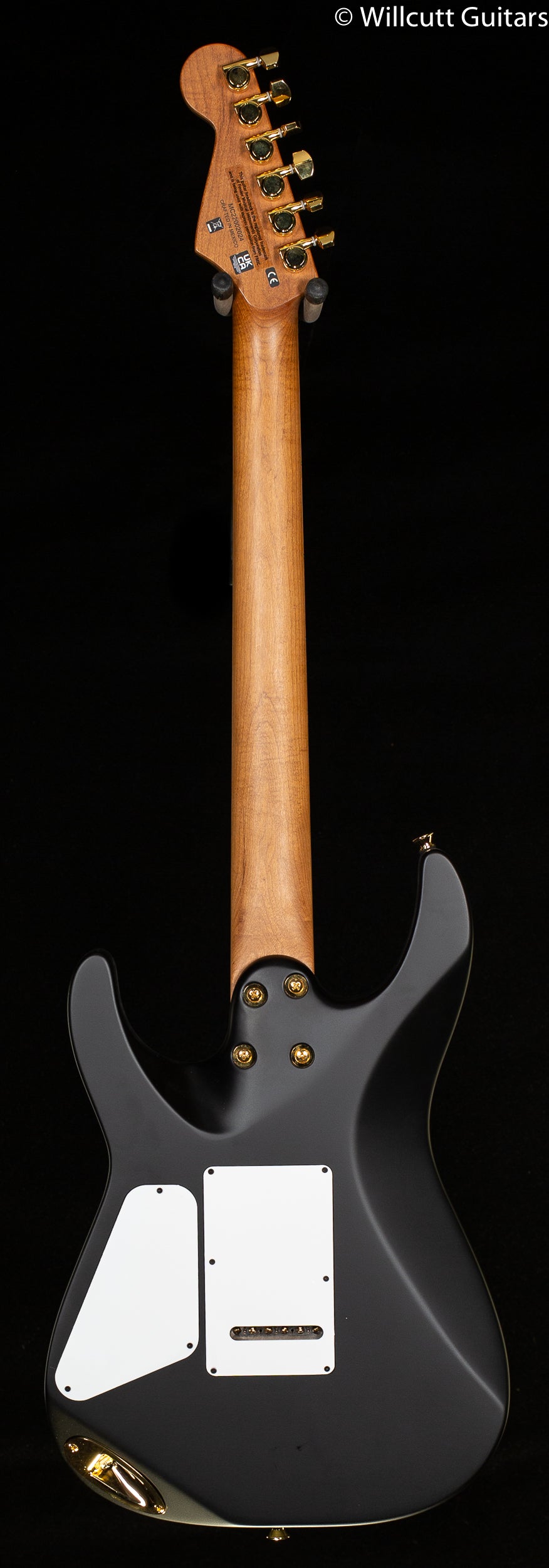 Charvel Pro-Mod DK24 HH 2PT CM Poplar Burl, Caramelized Maple Fingerboard, Transparent Black Burst