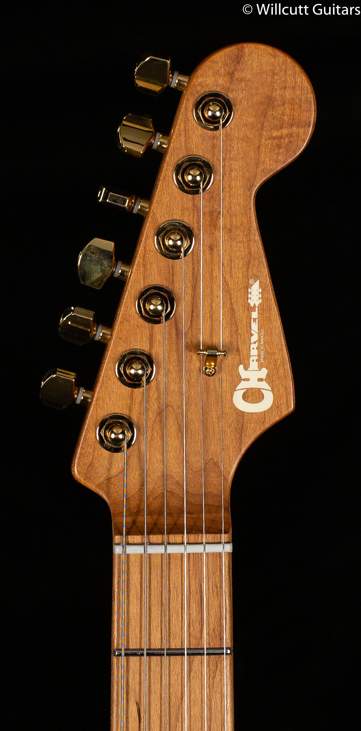 Charvel Pro-Mod DK24 HH 2PT CM Poplar Burl, Caramelized Maple Fingerboard, Transparent Black Burst