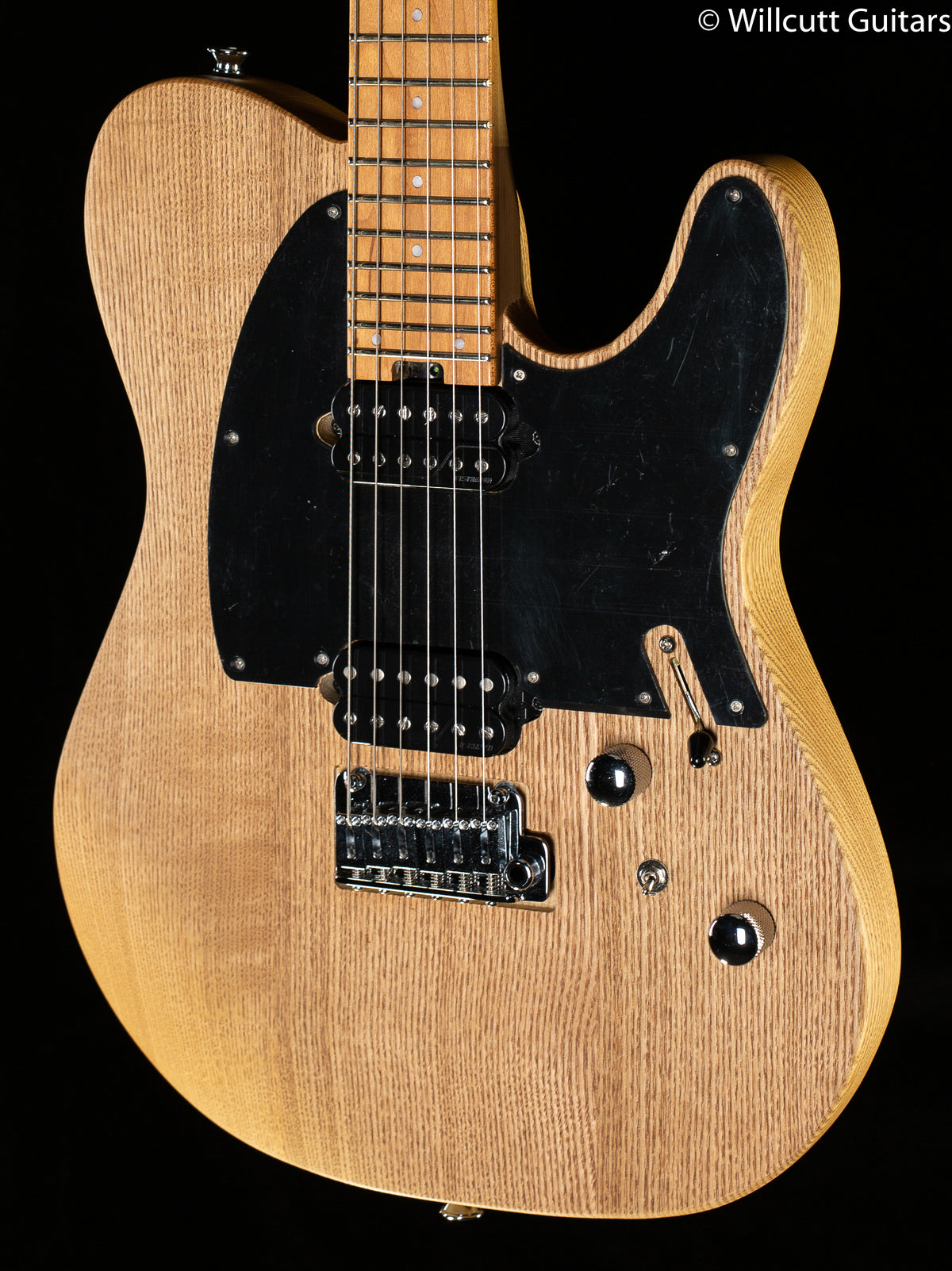 Charvel Pro-Mod So-Cal Style 2 24 HH 2PT CM Ash Caramelized Maple Fingerboard Natural Ash