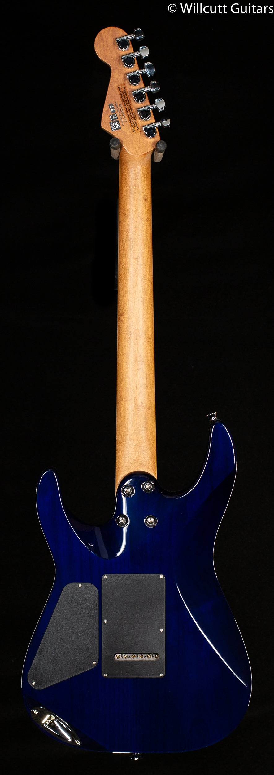 Charvel Pro-Mod DK24 HH 2PT CM QM, Caramelized Maple Fingerboard, Chlorine Burst (177)