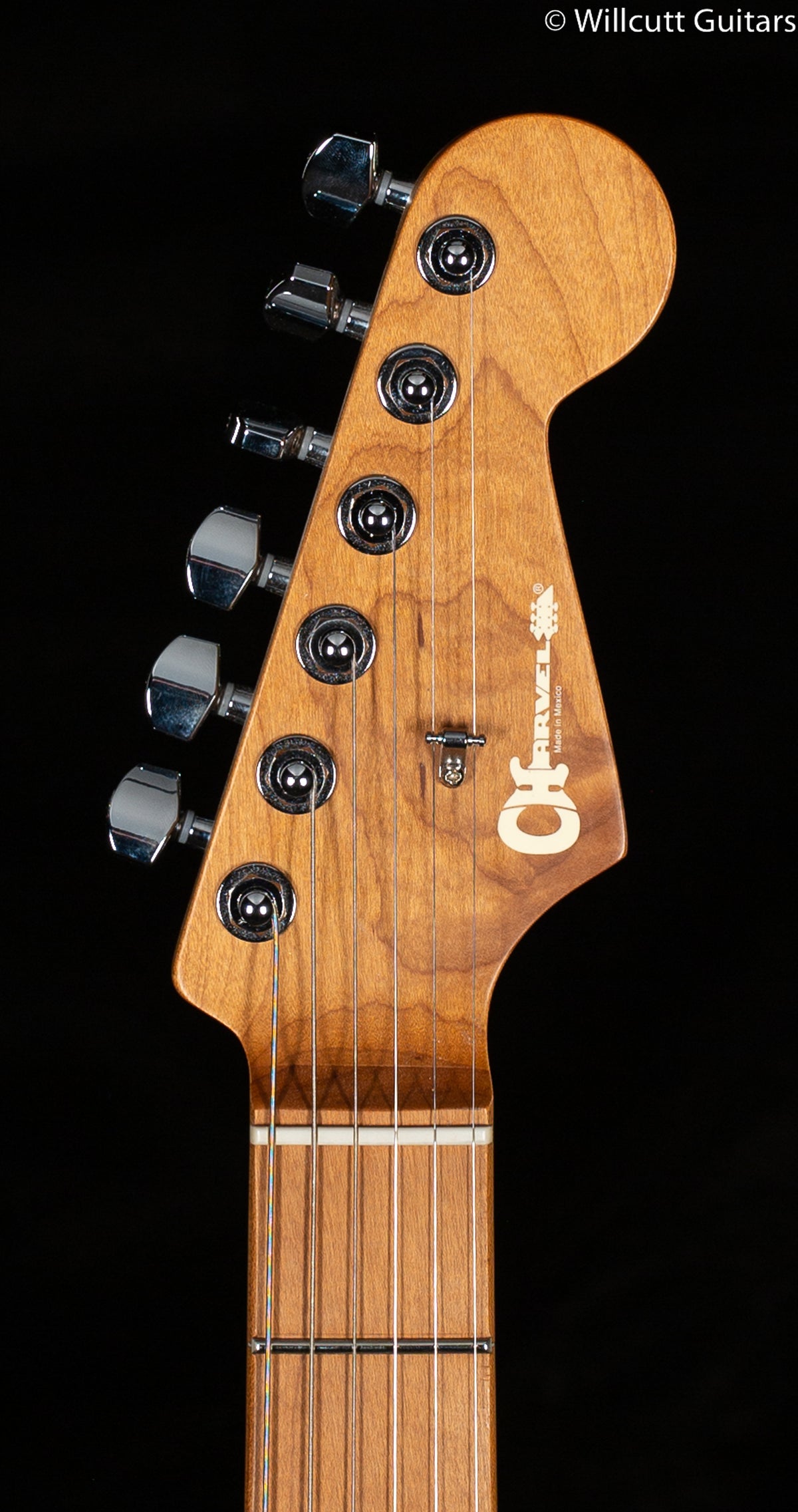 Charvel Pro-Mod DK22 SSS 2PT CM Caramelized Maple Fingerboard Gloss Black (399)