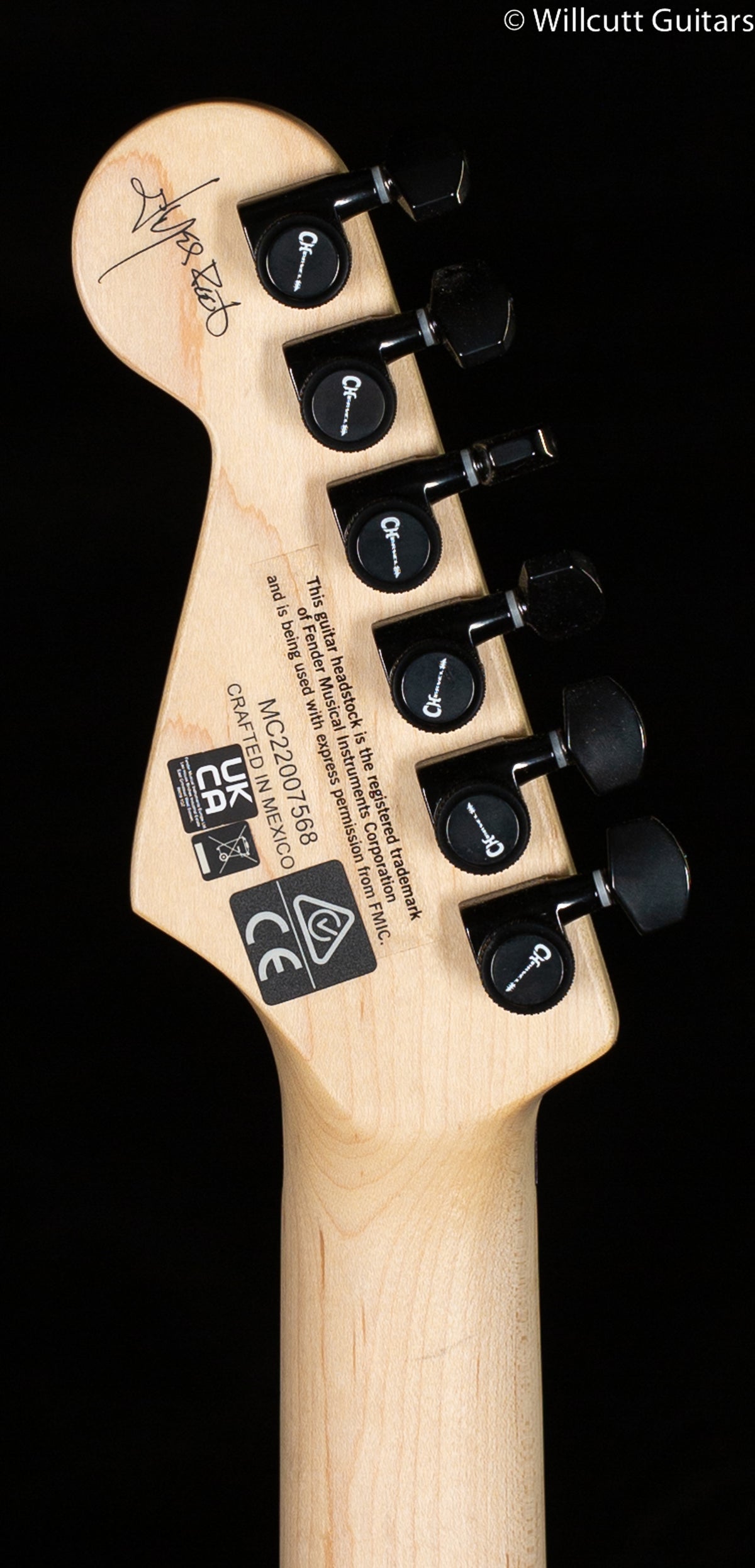 Charvel Jim Root Signature Pro-Mod San Dimas Style 1 HH FR M Maple Fingerboard Satin Black (568)