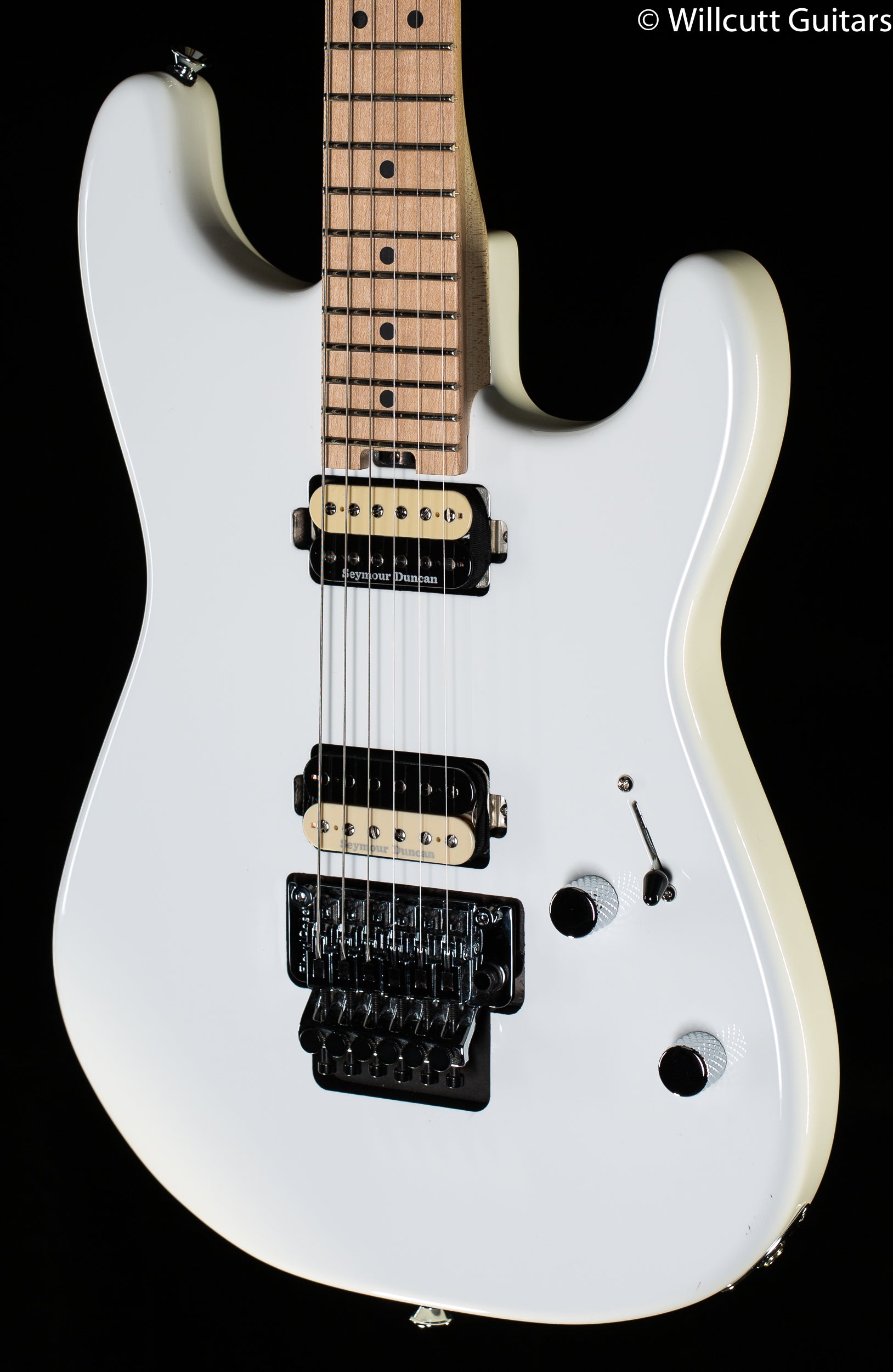 Charvel ProMod SanDimas Snow White EMG搭載 Charvel Pro-Mod San Dimas Style 1 HH FR M Maple Fingerboard