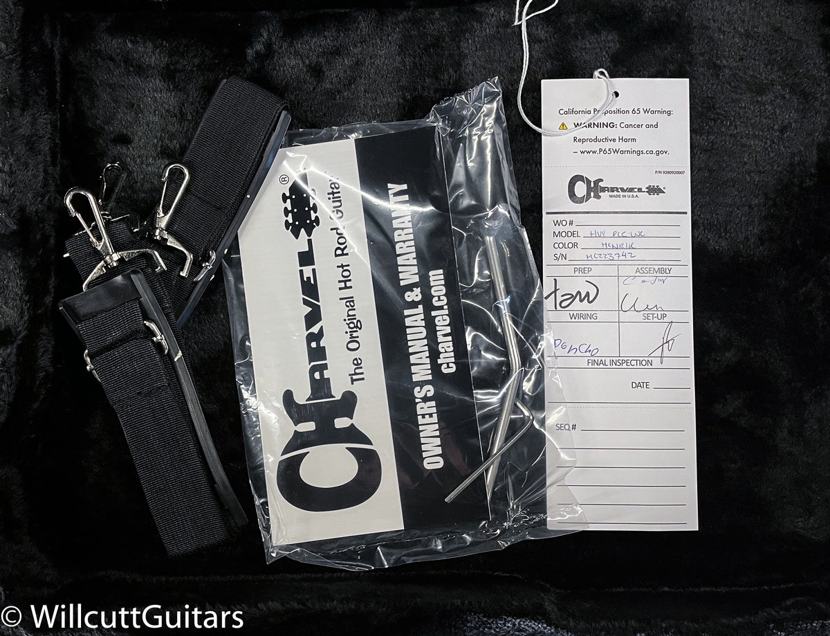 Charvel Henrik Danhage Limited Edition Signature Pro-Mod So-Cal Style 1 HS FR M, Maple Fingerboard, White Relic (742)