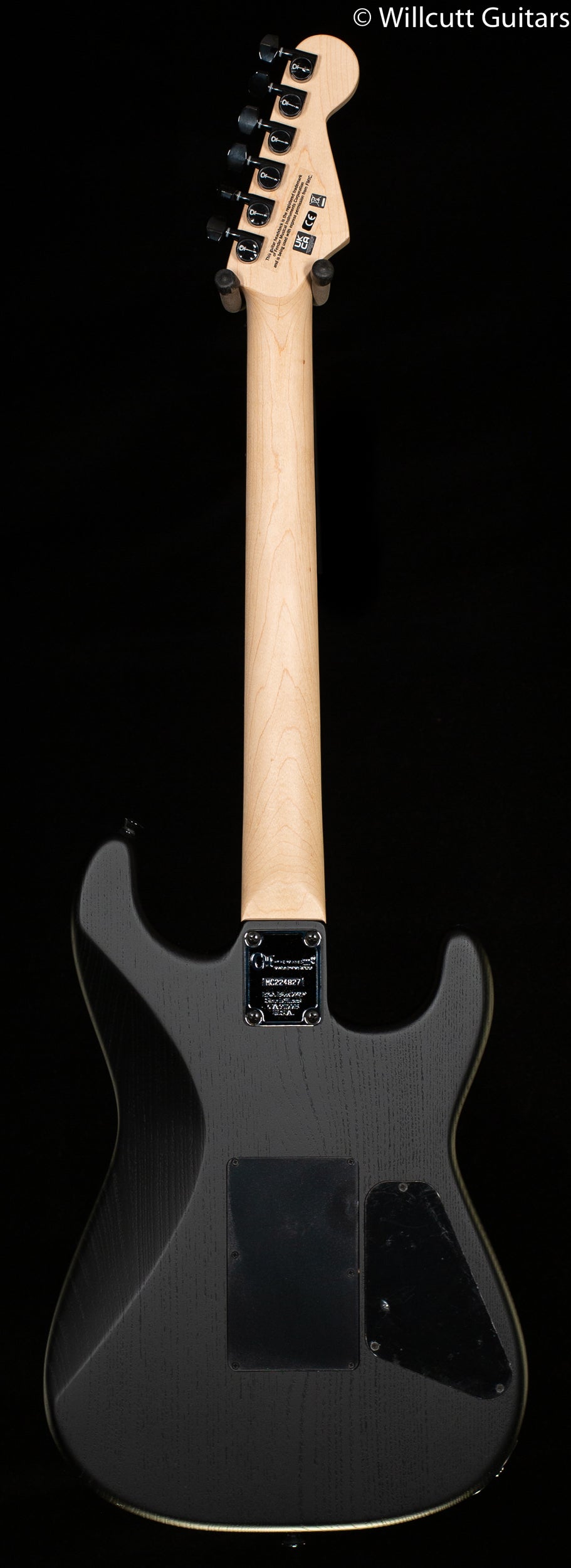 Charvel Pro-Mod San Dimas Style 1 HH FR E Sassafras LH Ebony Fingerboard Satin Black (827)