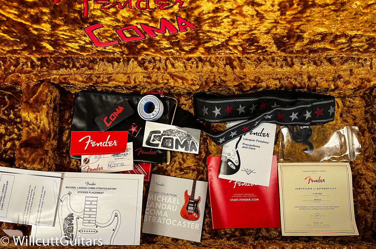 Fender Michael Landau Coma Stratocaster Rosewood Fingerboard Coma Red (172)