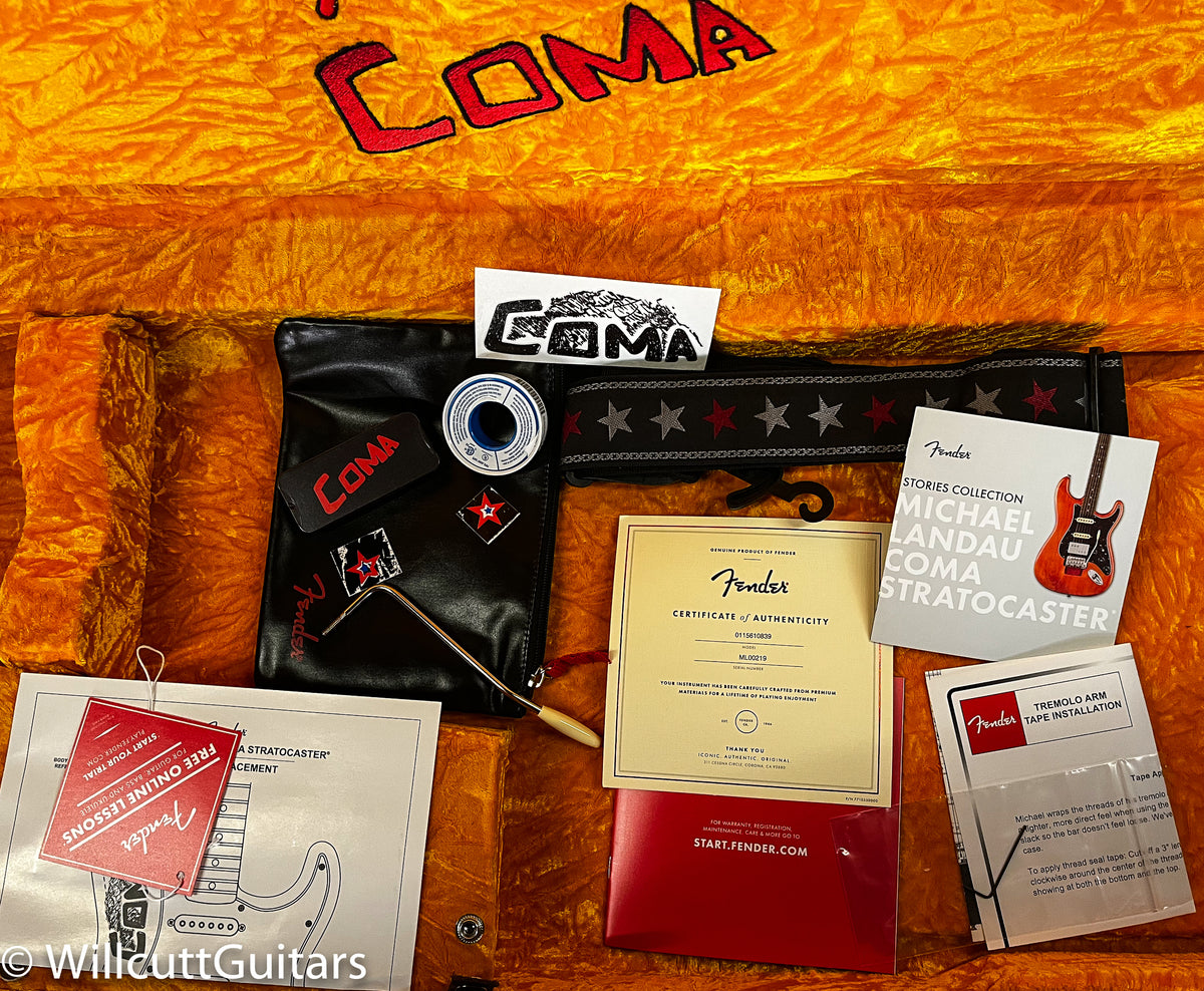 Fender Michael Landau Coma Stratocaster Rosewood Fingerboard Coma Red (219)
